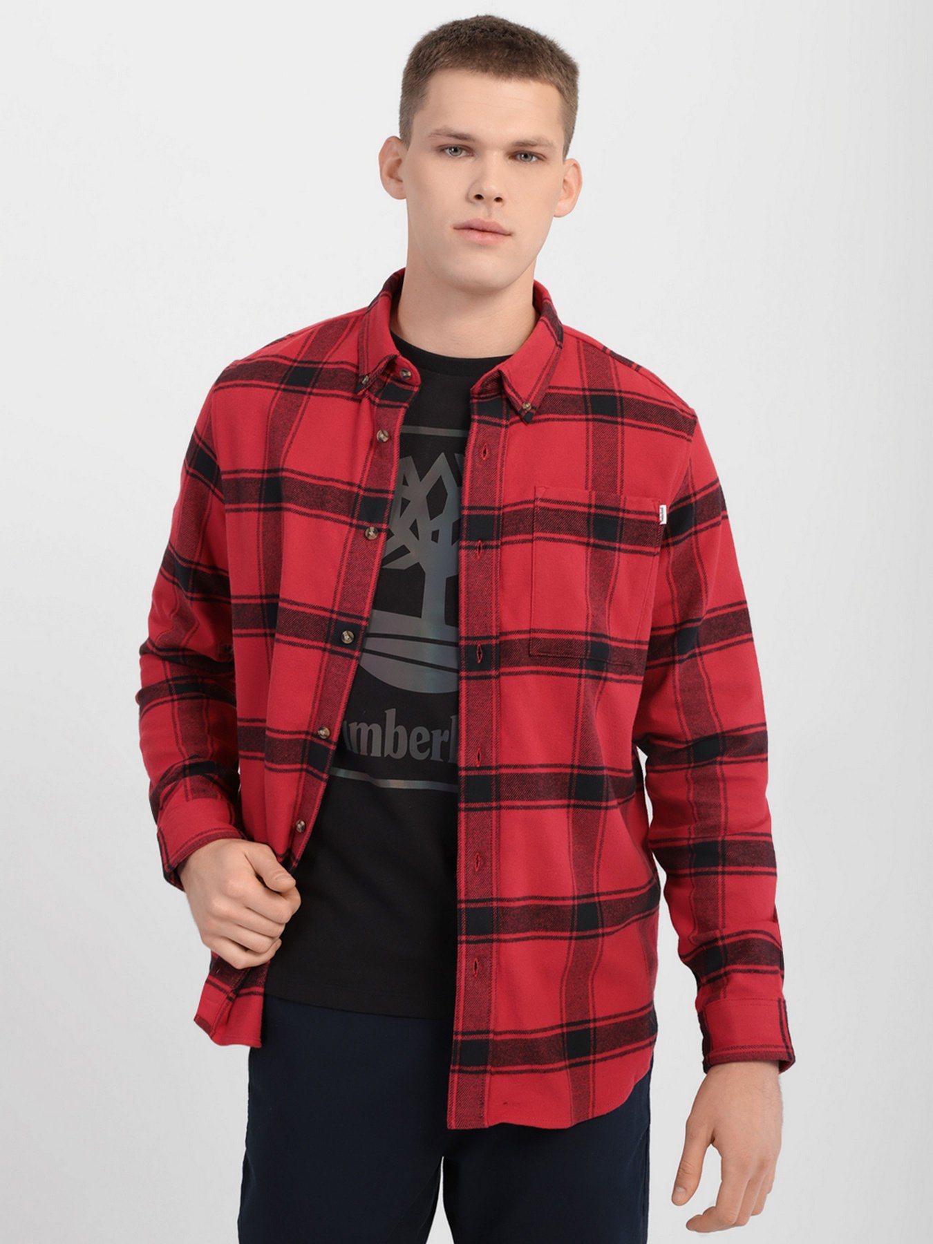 Рубашка Timberland Heavy Flannel Checked модель TB0A235UCA2 Фото