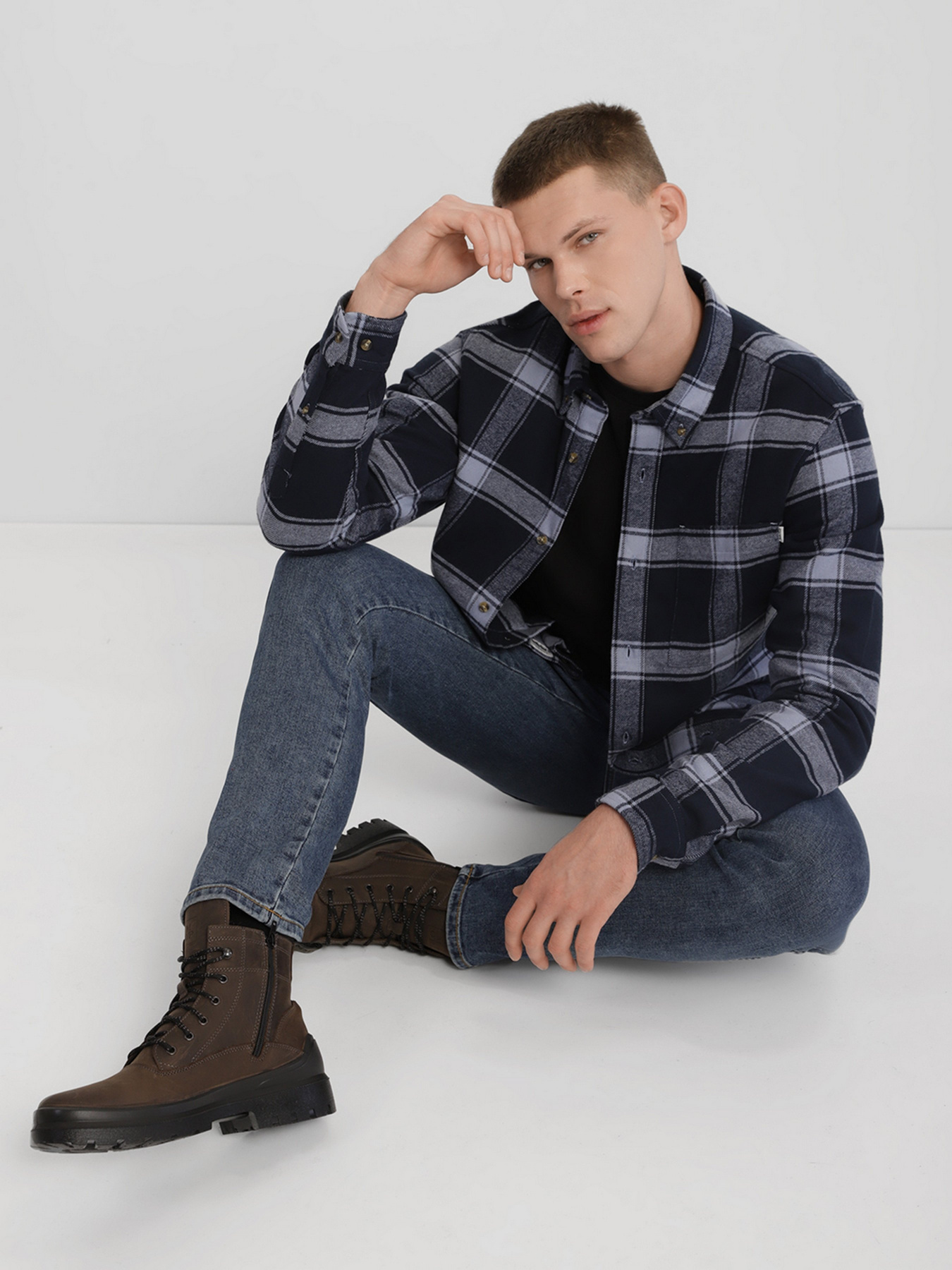 Рубашка Timberland Heavy Flannel Checked модель TB0A235UCA4 Фото