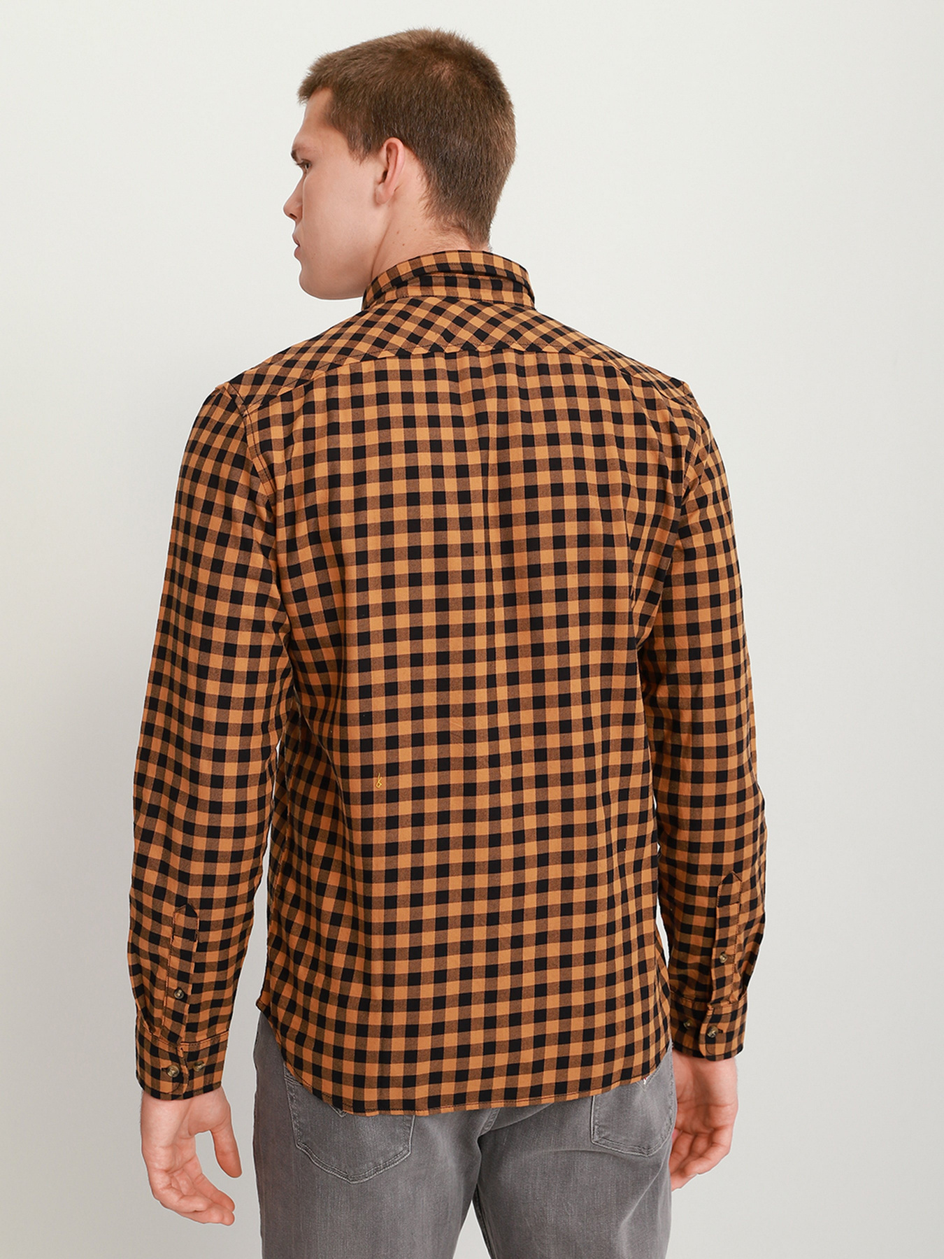 Рубашка Timberland Back River Brushed-Cotton Check модель TB0A2BJVP50 Фото
