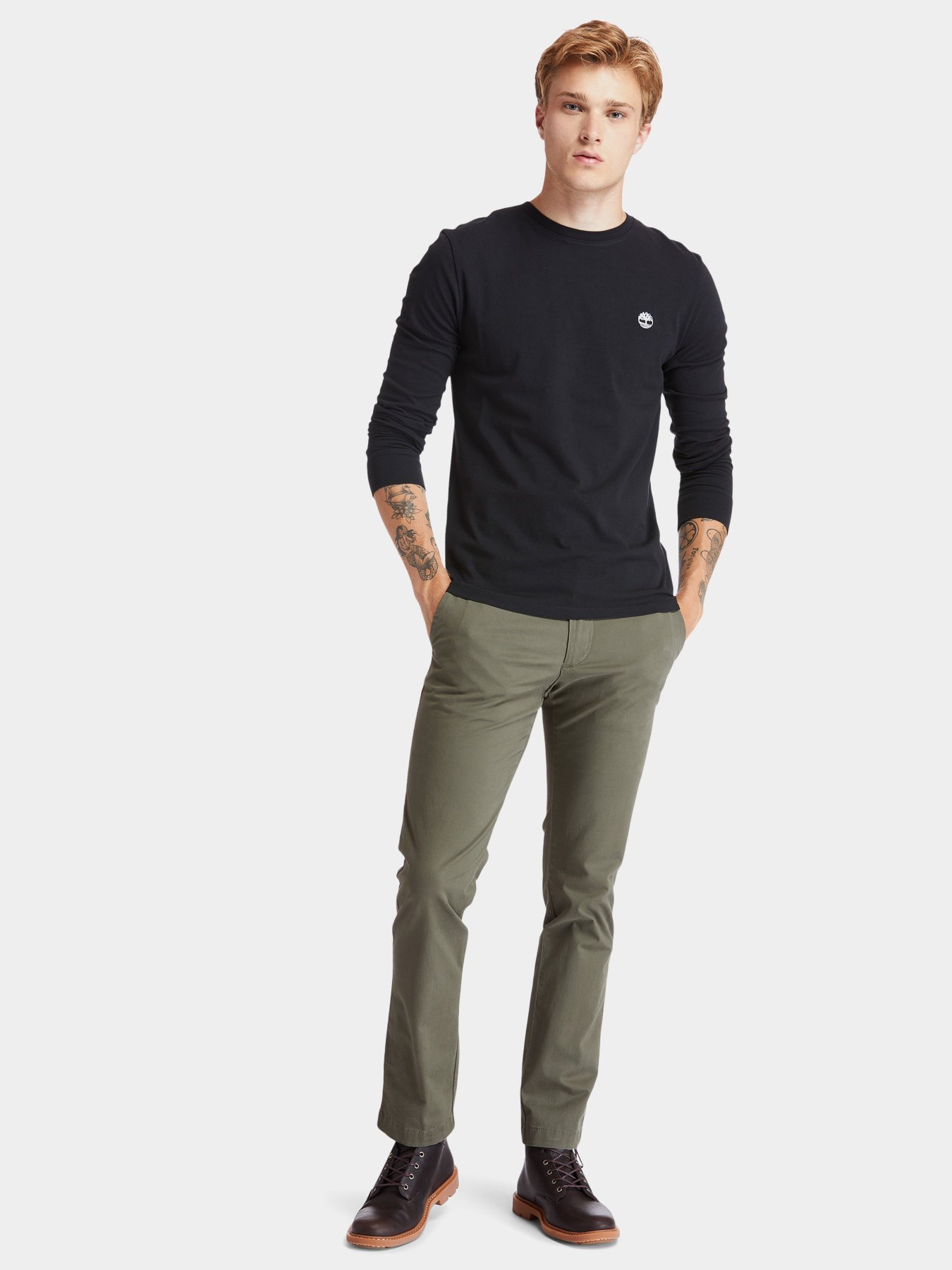 Лонгслив Timberland Dunstan River Ls модель TB0A2BQ3001 Фото