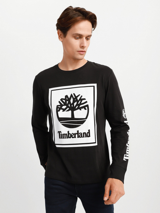 Лонгслів Timberland LS Stack Logo Tee Модель TB0A2CMKN92 Фото
