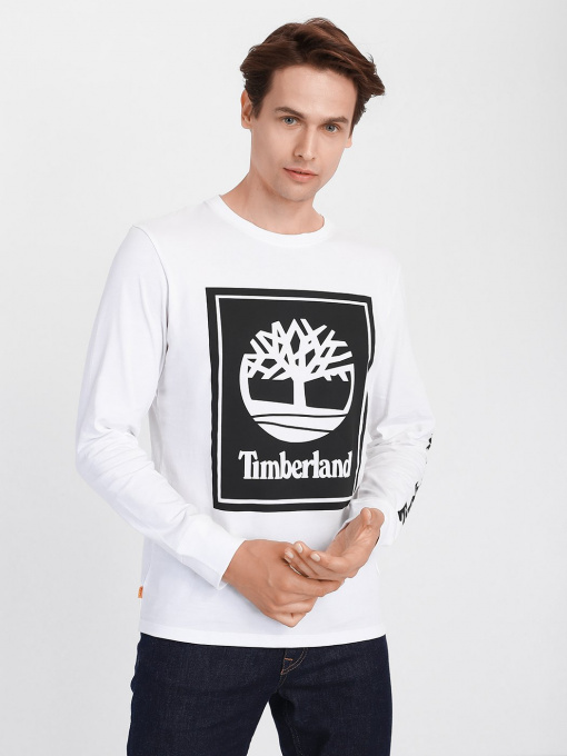 Лонгслів Timberland LS Stack Logo Tee Модель TB0A2CMKP54 Фото