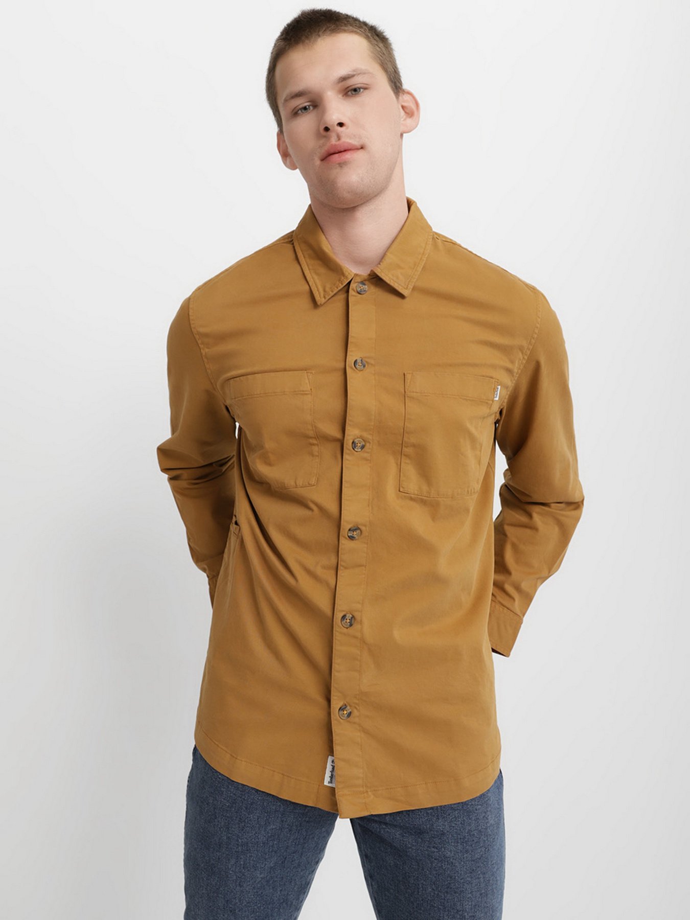 Рубашка Timberland Garment-Dyed Twill модель TB0A2DZFP47 Фото