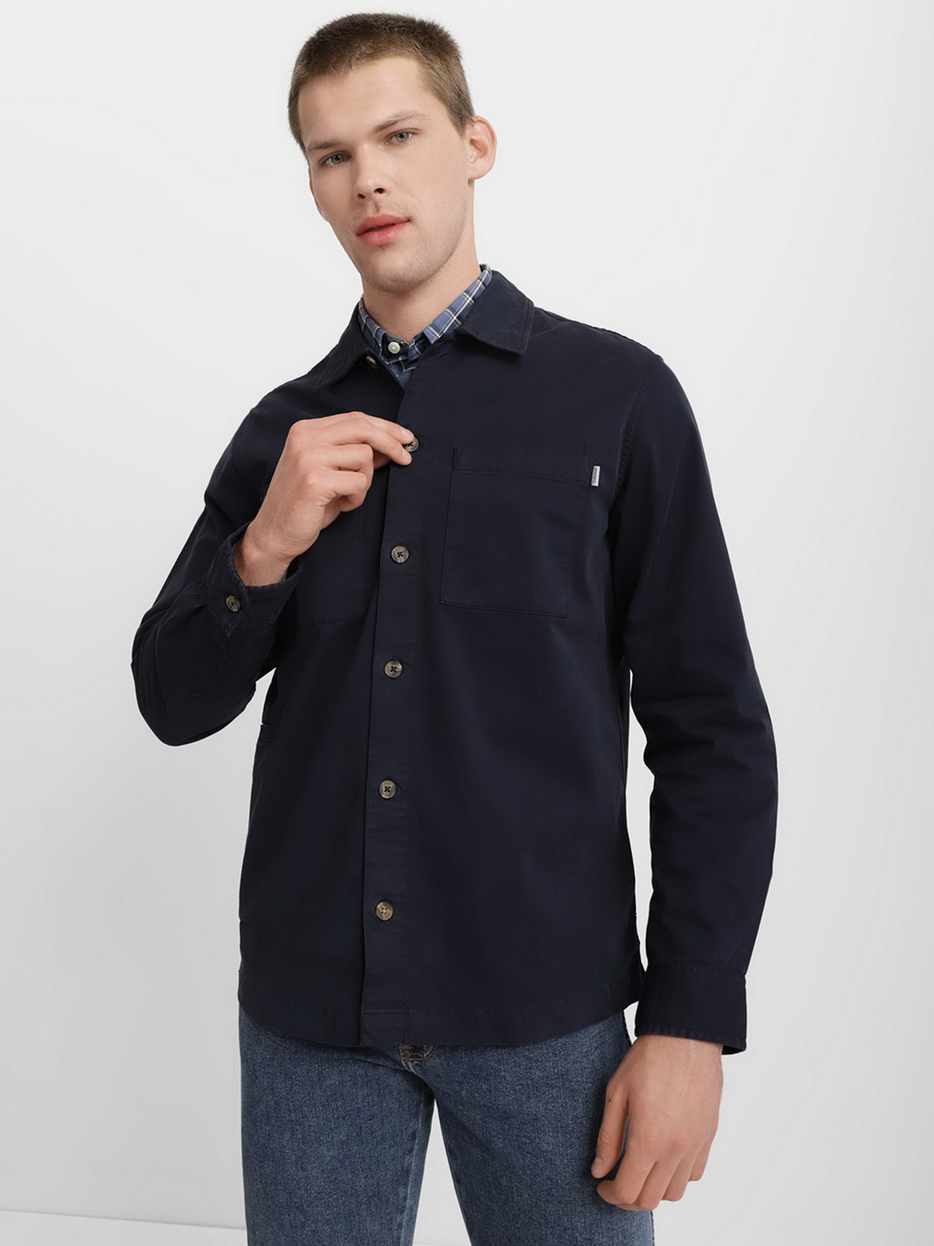 Рубашка Timberland Garment-Dyed Twill модель TB0A2DZF433 Фото