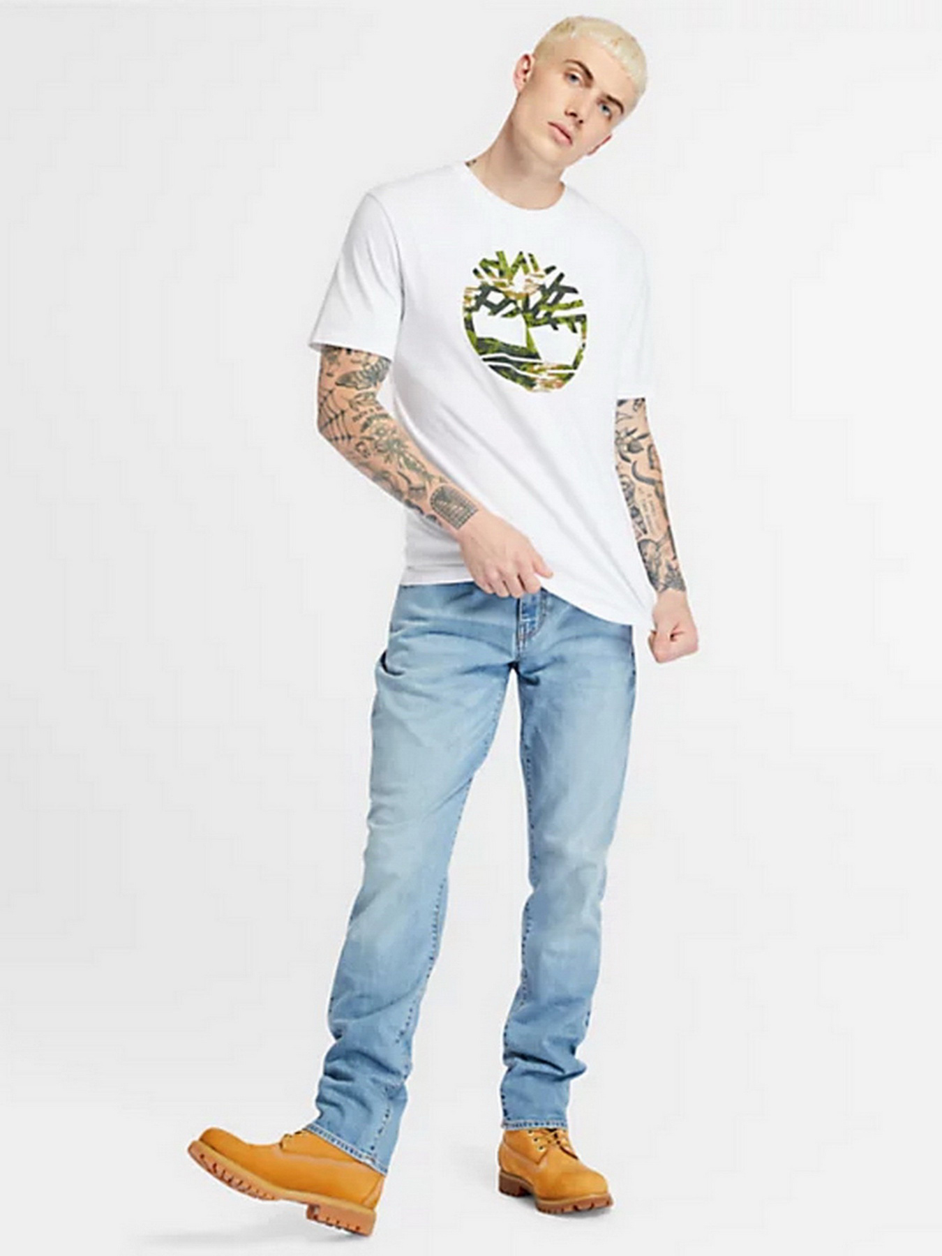 Зауженные джинсы Timberland Sargent Lake Slim модель TB0A2C92BQ832 Фото