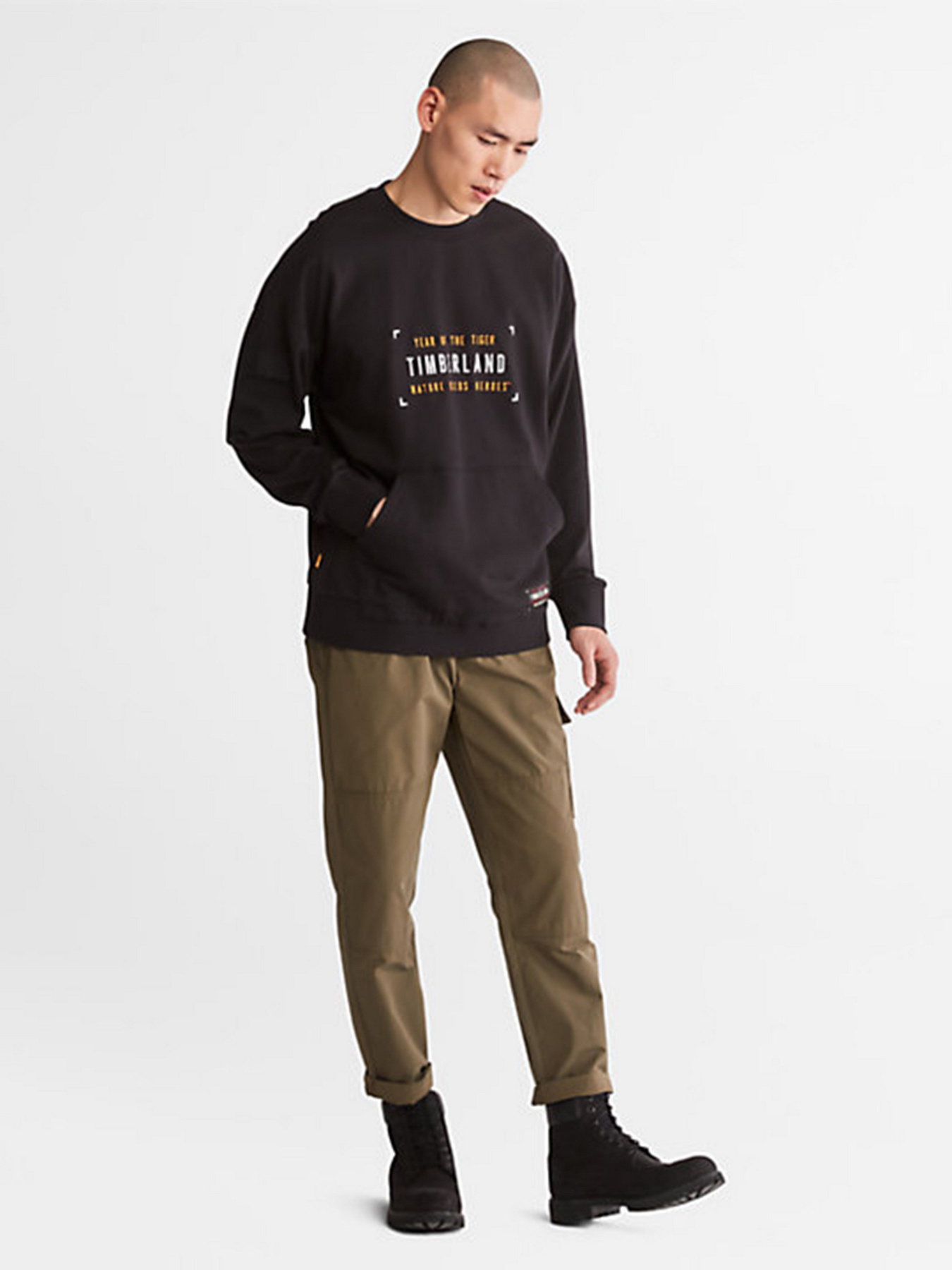 Свитшот Timberland Lunar New Year Crewneck модель TB0A27FR001 Фото