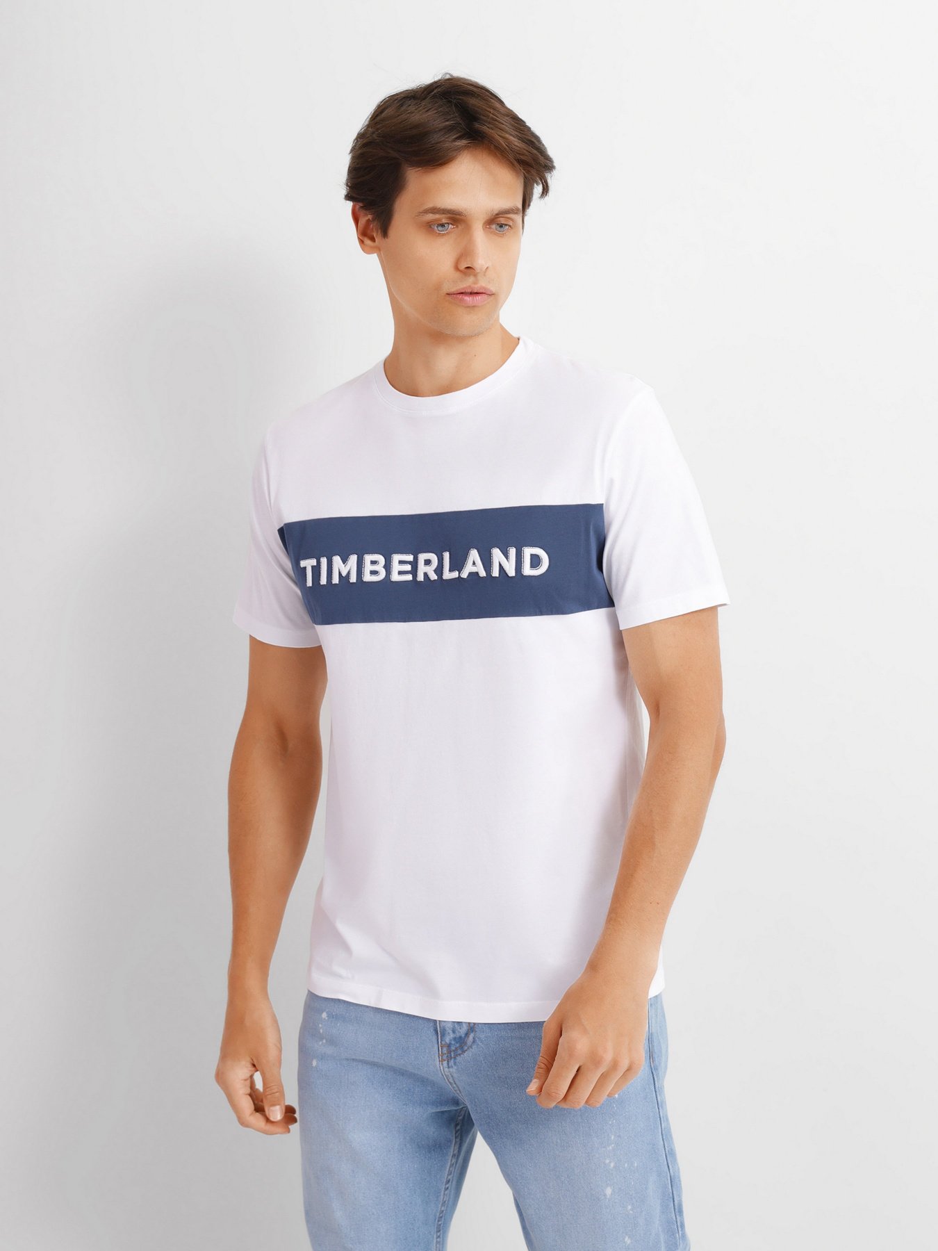 Футболка Timberland Block Brand Carrier модель TB0A26TP100 Фото