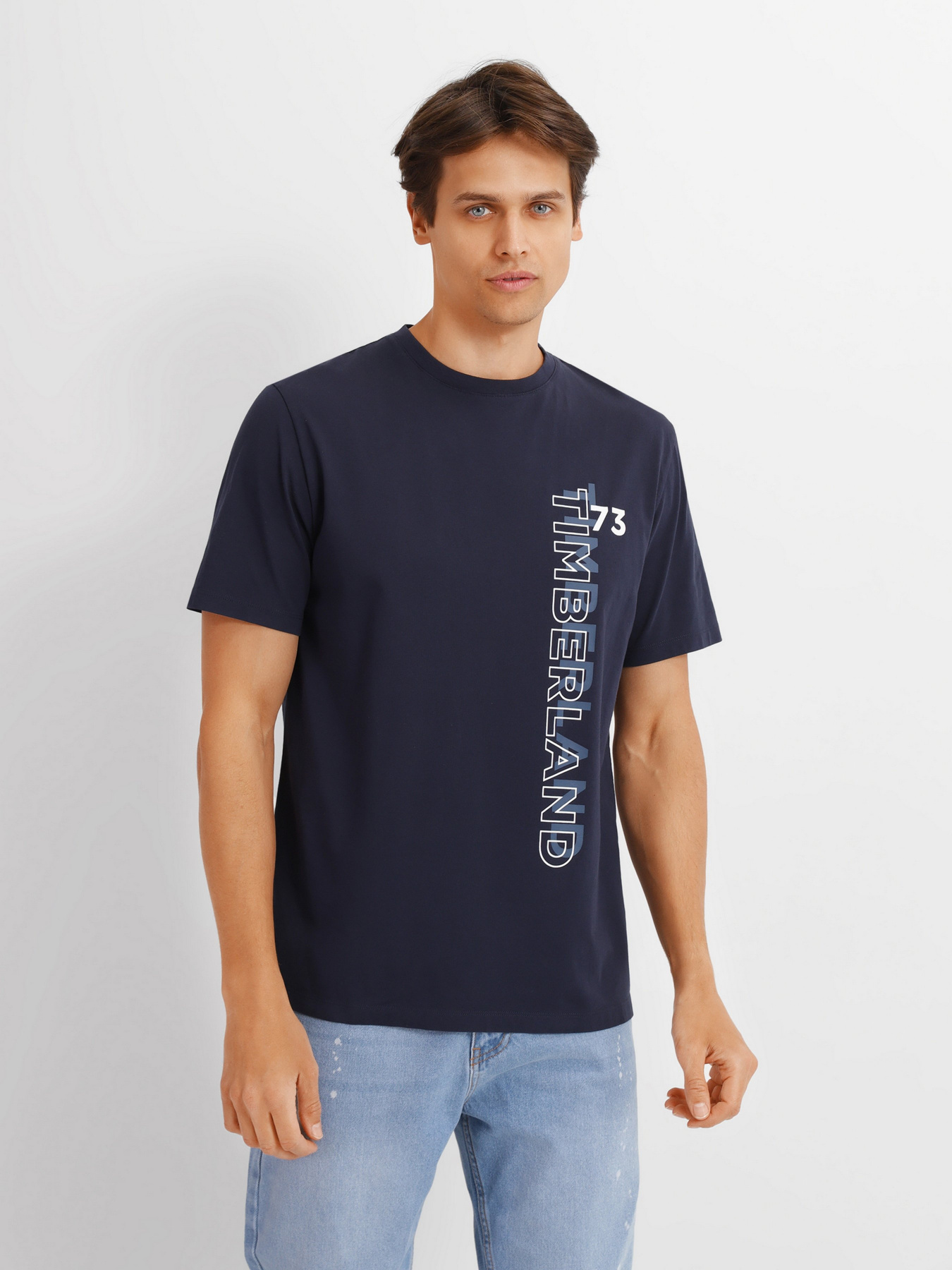 Футболка Timberland SS Brand Carrier Side Linear Graphic модель TB0A26UN433 Фото