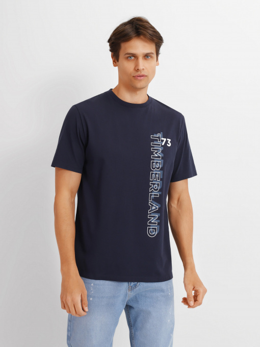 Футболка Timberland SS Brand Carrier Side Linear Graphic модель TB0A26UN433 Фото