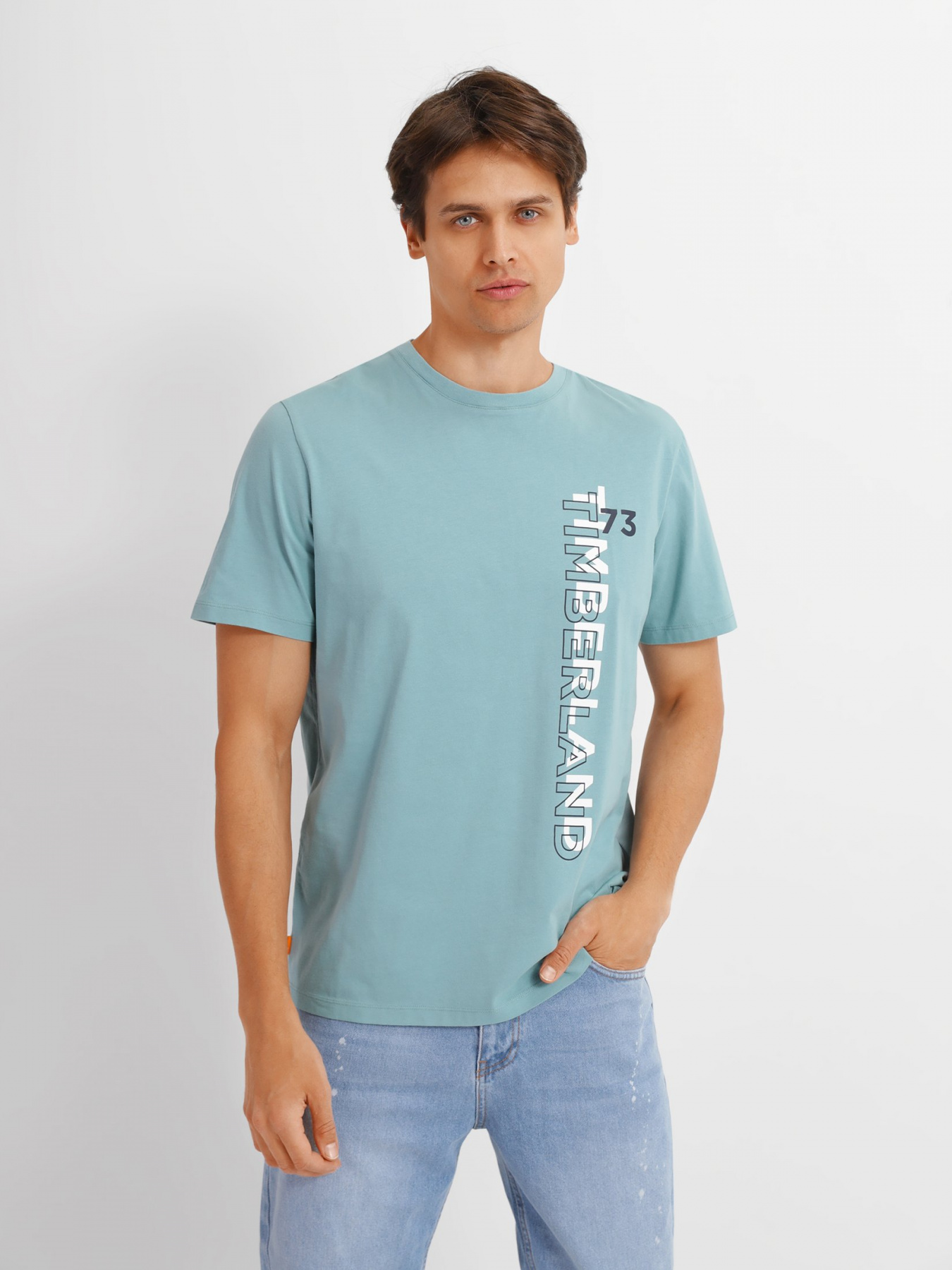 Футболка Timberland SS Brand Carrier Side Linear Graphic модель TB0A26UNG99 Фото