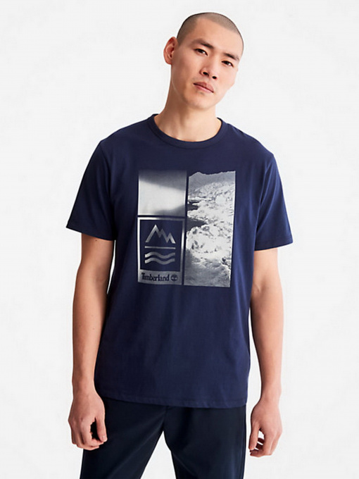 Футболки и поло Timberland Mountains-To-Rivers модель TB0A2N1H451 Фото
