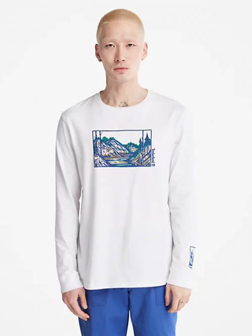 Лонгслів Timberland Wind, Water, Earth And Sky Ls Модель TB0A5XYNCM9 Фото