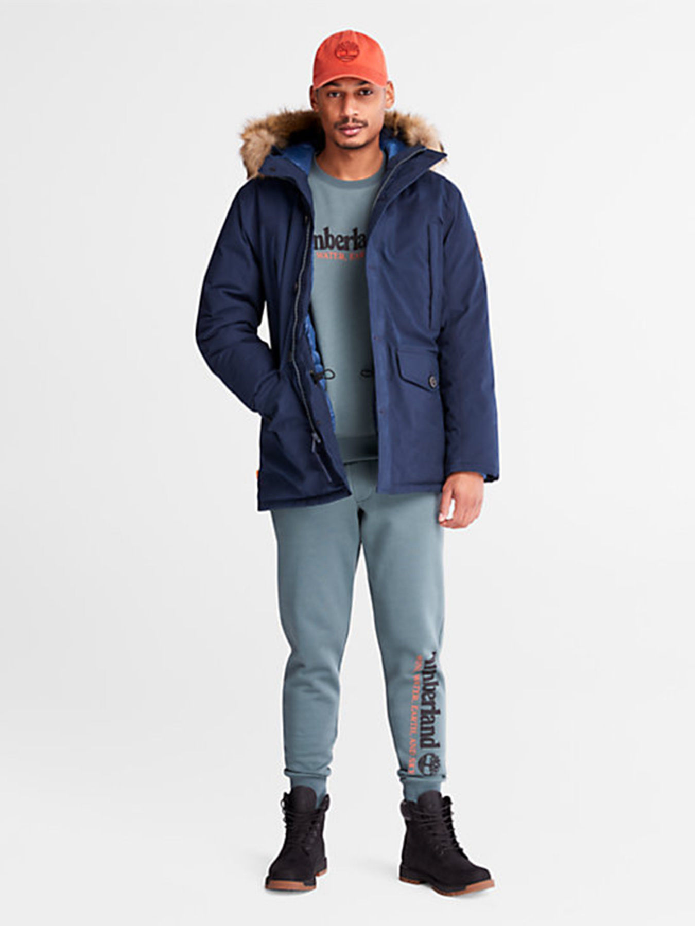 Свитшот Timberland Wind, Water, Earth And Sky Crewneck модель TB0A27HC392 Фото