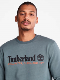 Свитшот Timberland Wind, Water, Earth And Sky Crewneck модель TB0A27HC392 Фото