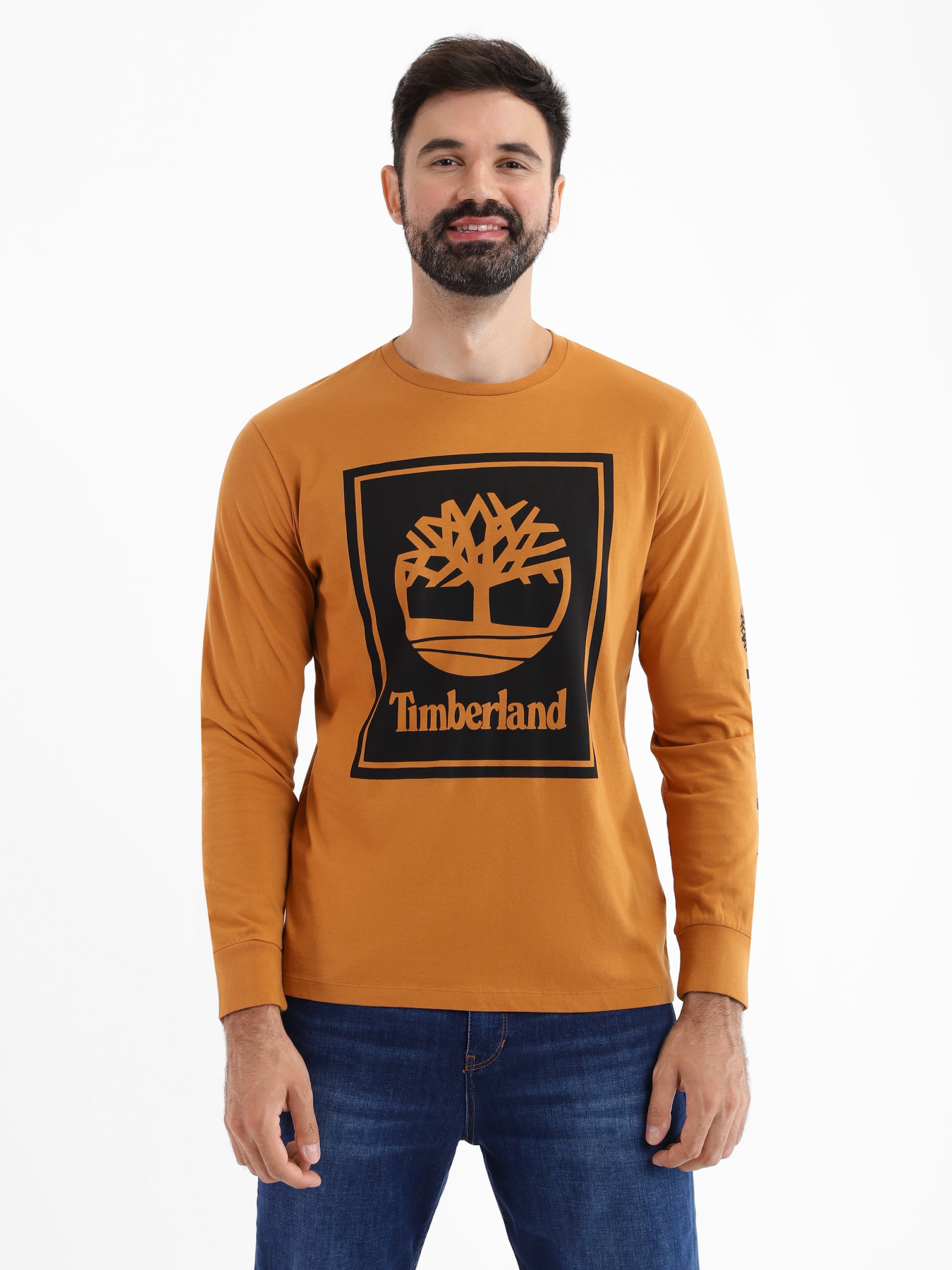 Лонгслів Timberland Stack Logo модель TB0A6CCEP57 Фото