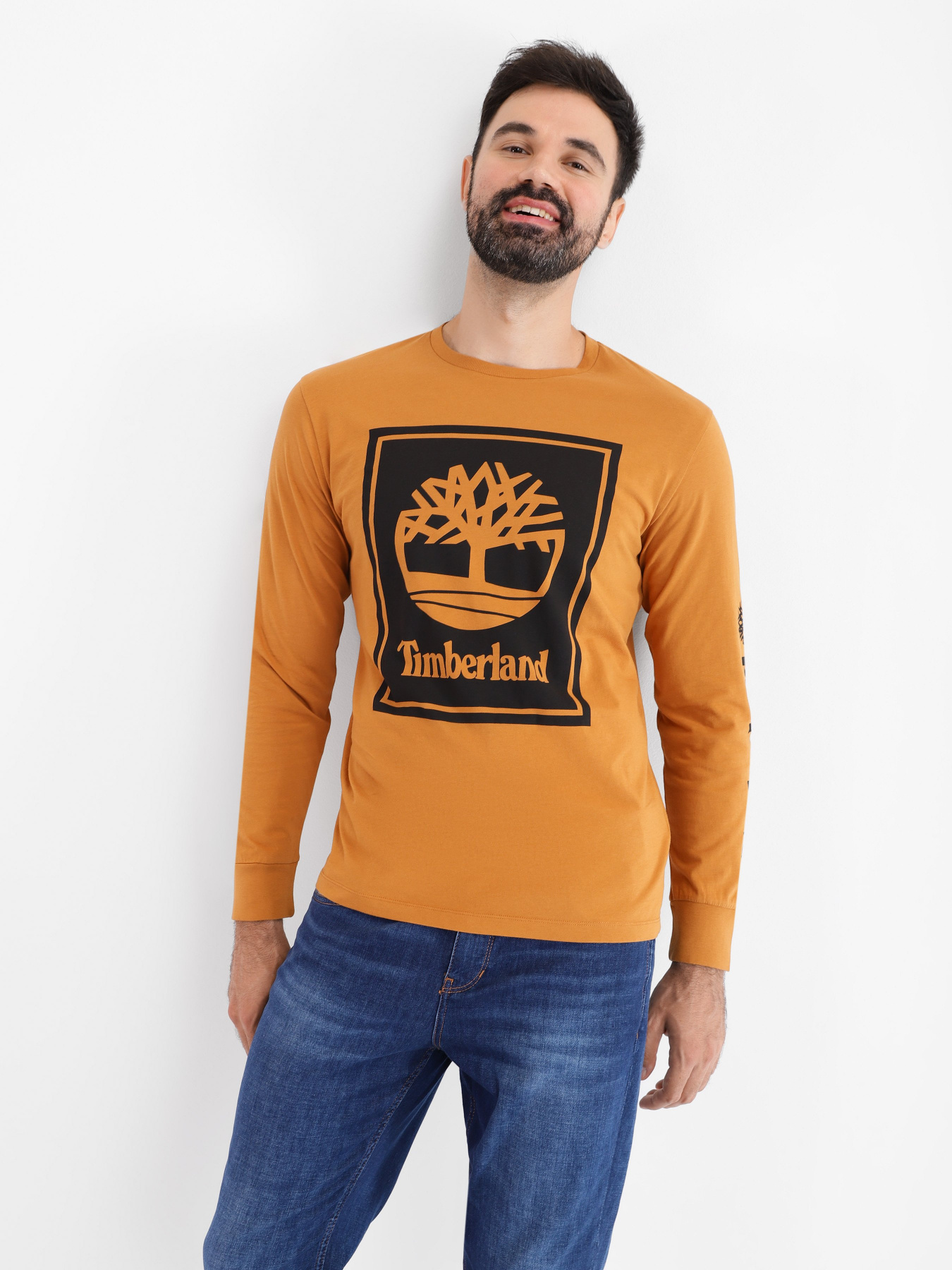 Лонгслів Timberland Stack Logo модель TB0A6CCEP57 Фото