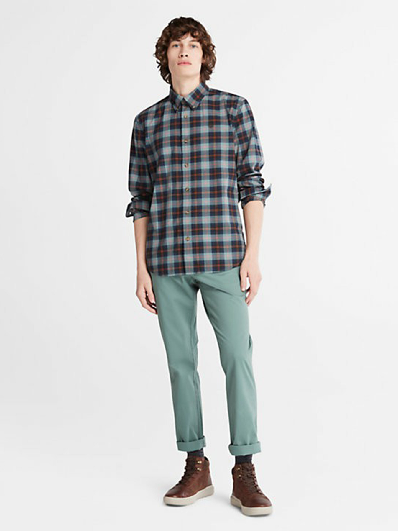 Сорочка повсякденна Timberland Eastham River Stretch модель TB0A2D73CY9 Фото