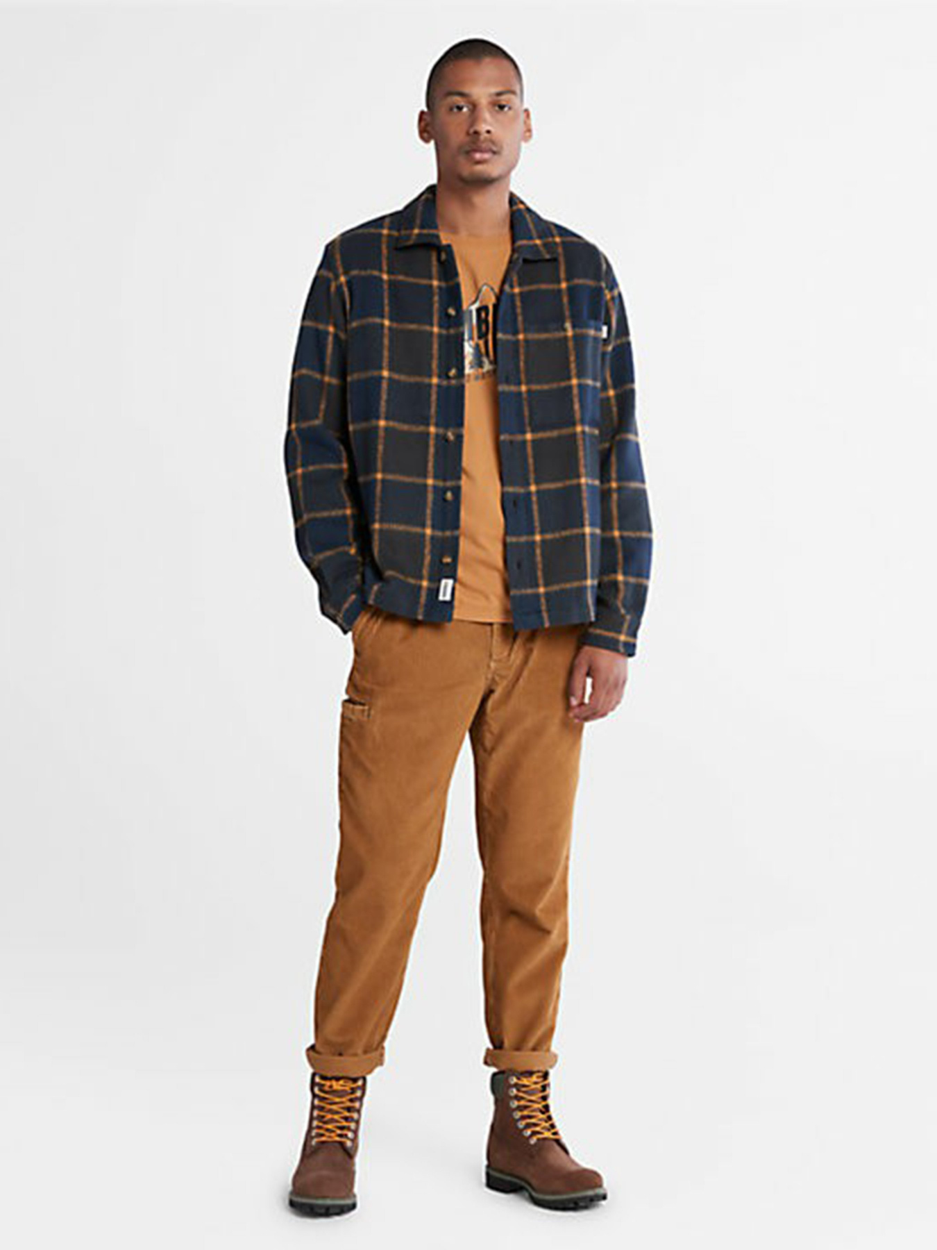 Рубашка Timberland Plaid модель TB0A5YENB23 Фото