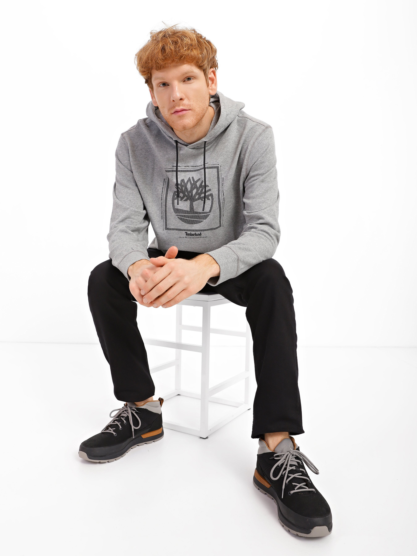 Худі Timberland  Stack Logo Print модель TB0A5SCRR74 Фото