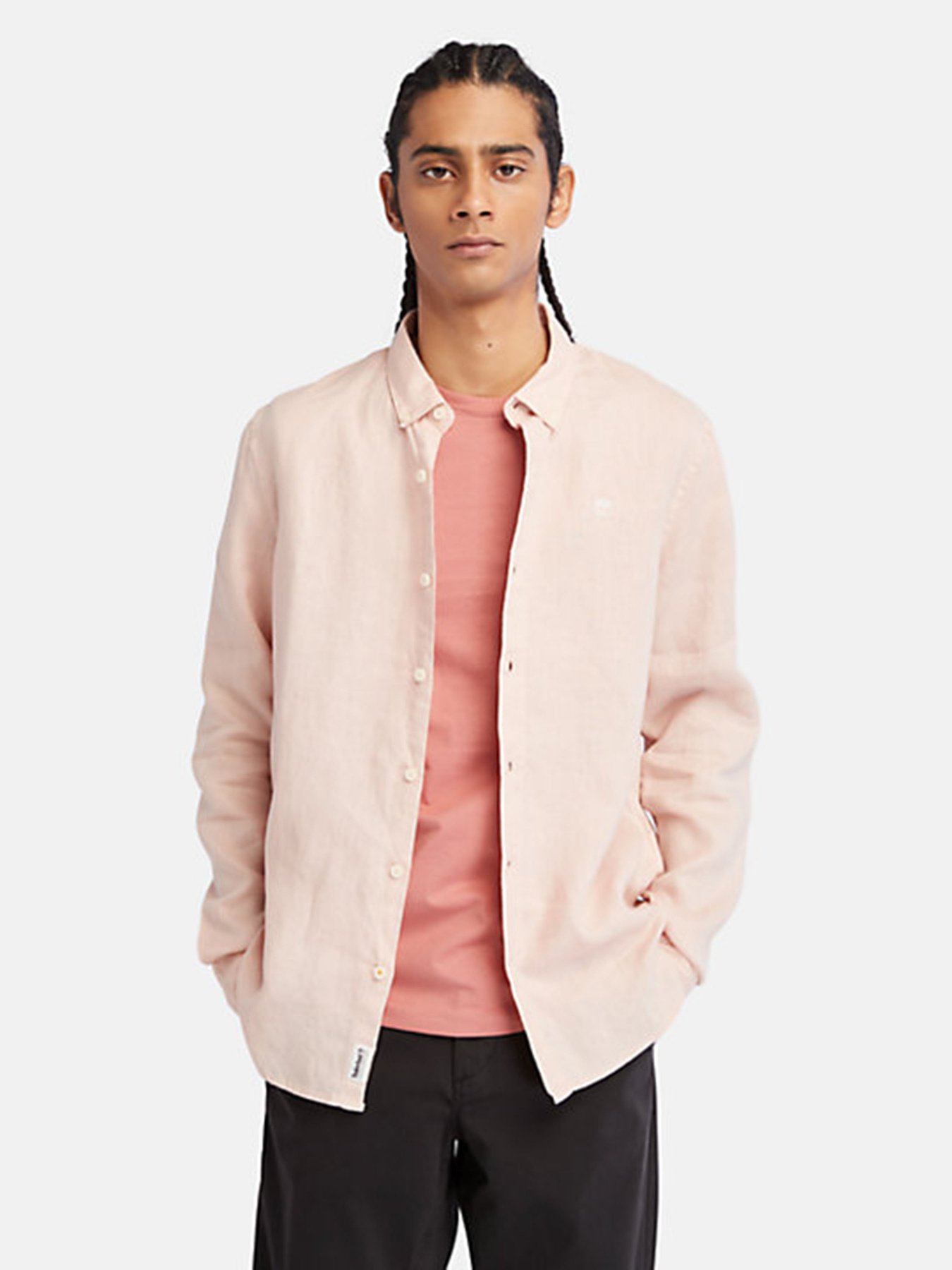 Рубашка Timberland Mill River Linen модель TB0A2DC3662 Фото