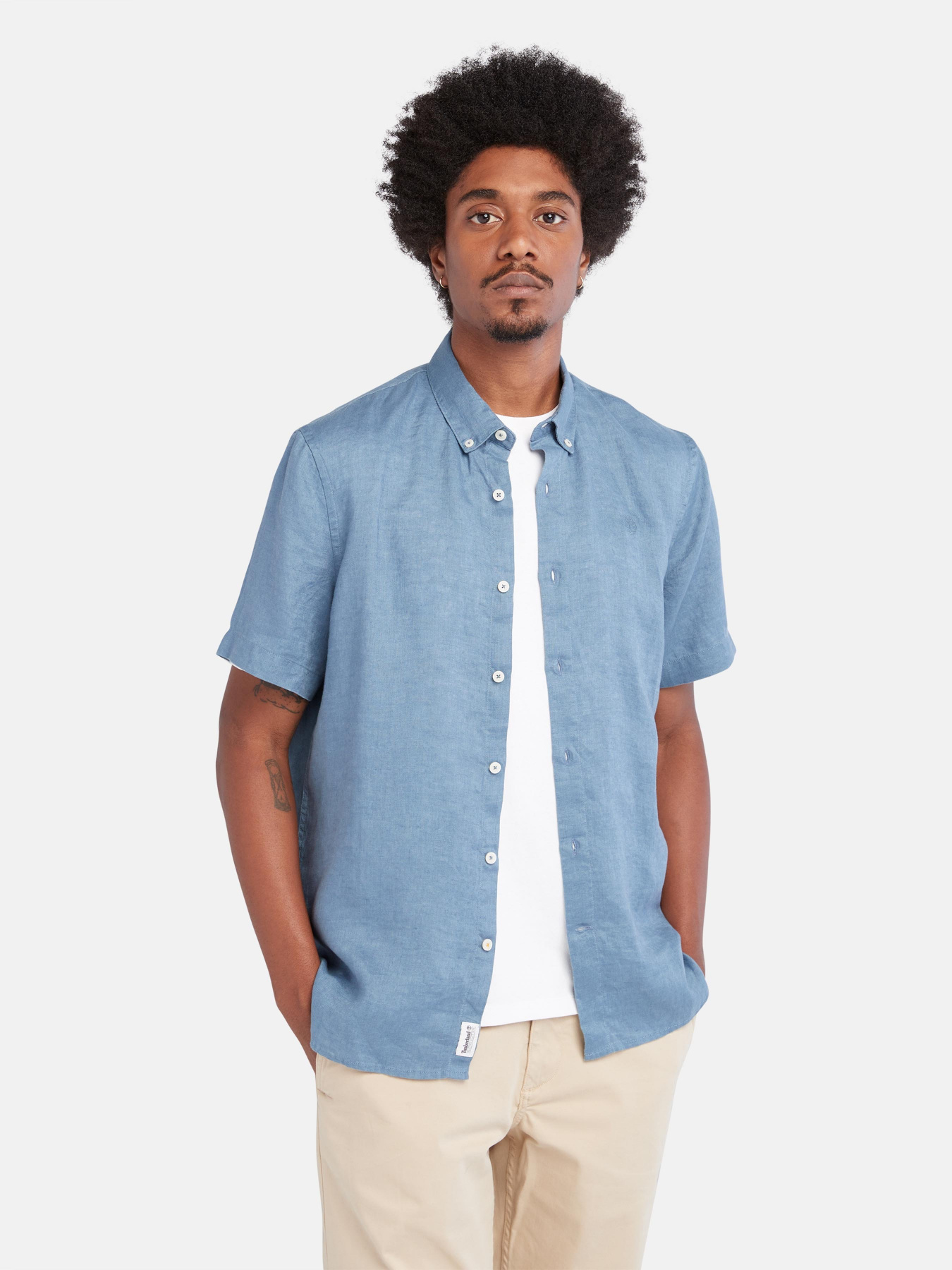 Рубашка Timberland Mill River Linen модель TB0A2DCCDJ5 Фото