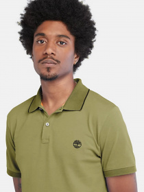 Поло Timberland SS Millers River Collar Neck Print модель TB0A26NFV46 Фото