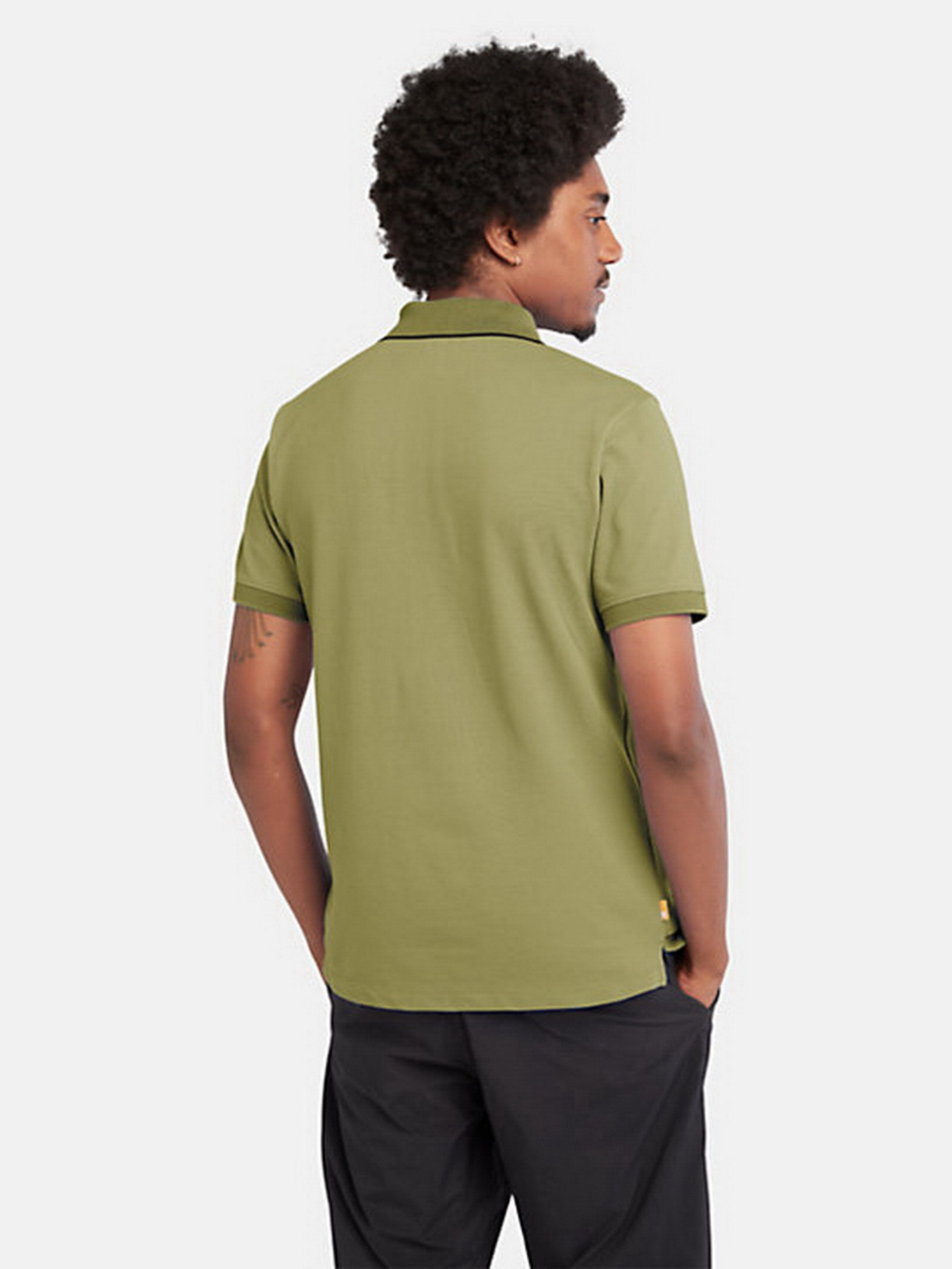 Поло Timberland SS Millers River Collar Neck Print модель TB0A26NFV46 Фото