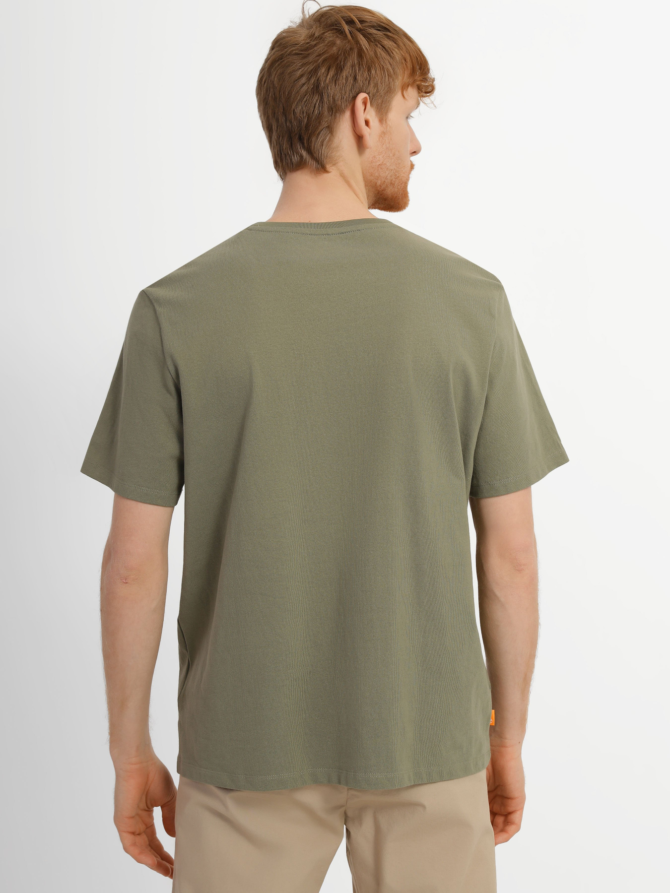 Футболка Timberland SS Heavy Weight Woven Badge модель TB0A6EQF590 Футболка Timberland SS Heavy Weight Woven Badge модель TB0A6EQF590 Фото