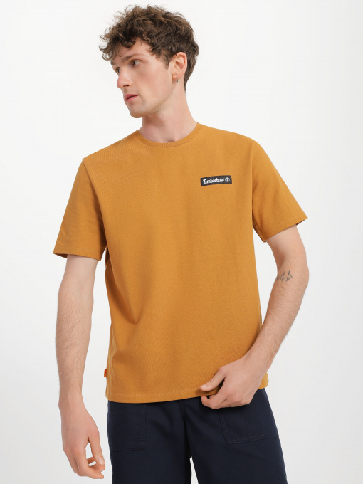 Футболка Timberland SS Heavy Weight Woven Badge модель TB0A6EQFP47 Фото