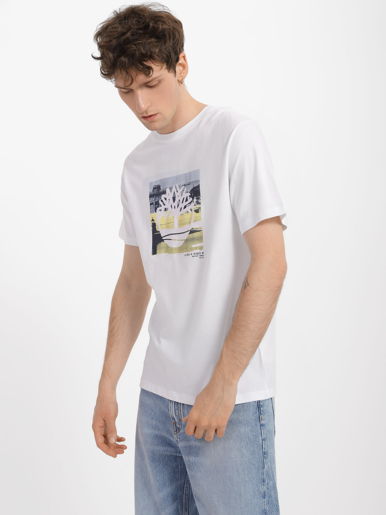 Футболка Timberland Coast Graphic модель TB0A65WH100 Фото