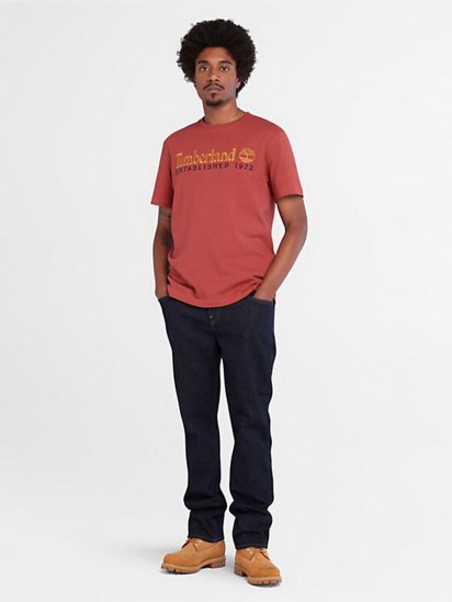 Футболка Timberland Outdoor Est.1973 Linear Logo модель TB0A2CMADH9 — фото 4 - INTERTOP