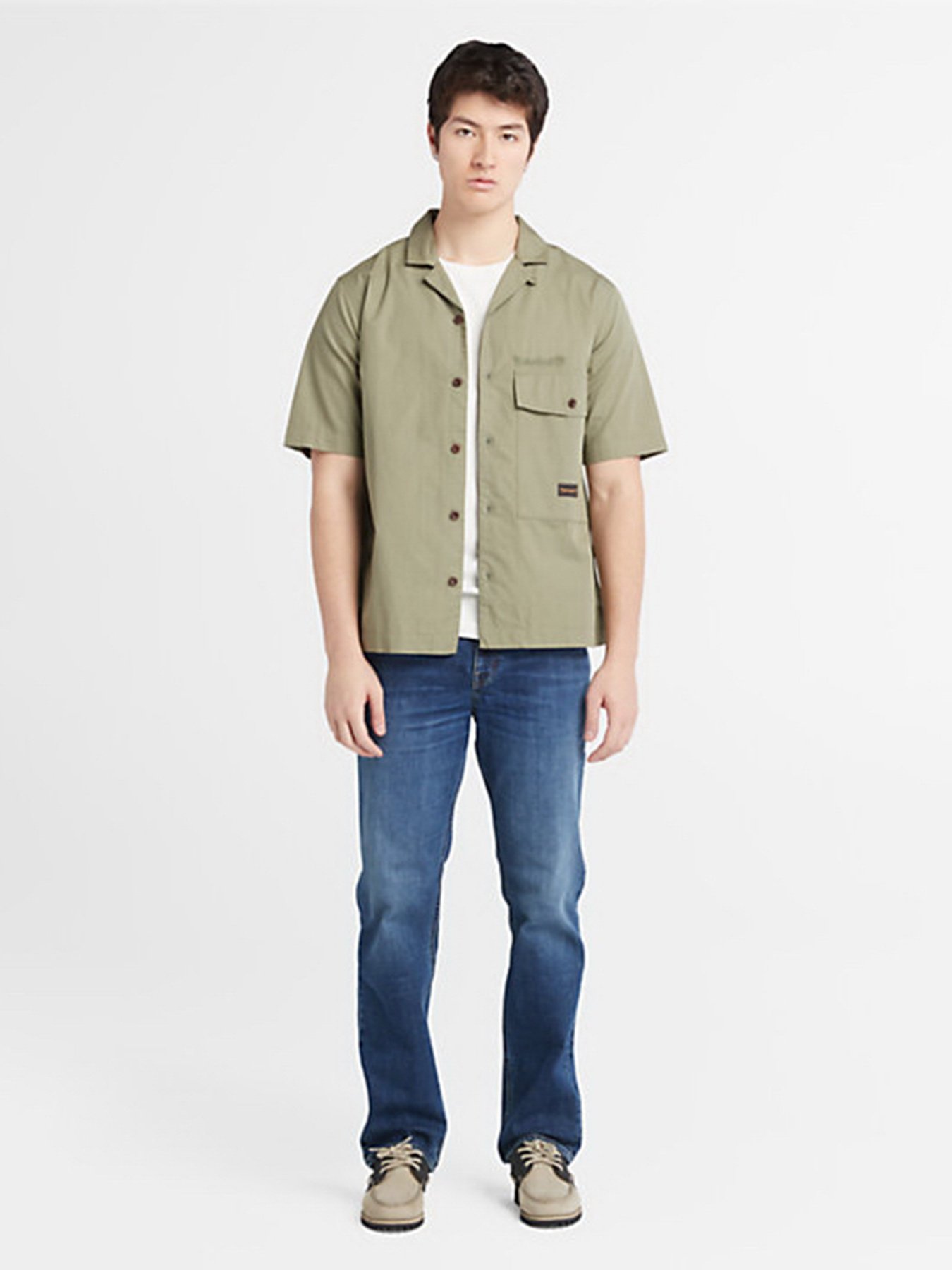 Прямі джинси Timberland Stretch Core Indigo модель TB0A6CQEA1132 Фото