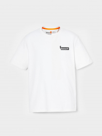 Футболка Timberland SS Heavy Weight Woven Badge модель TB0A6EQF100 Фото