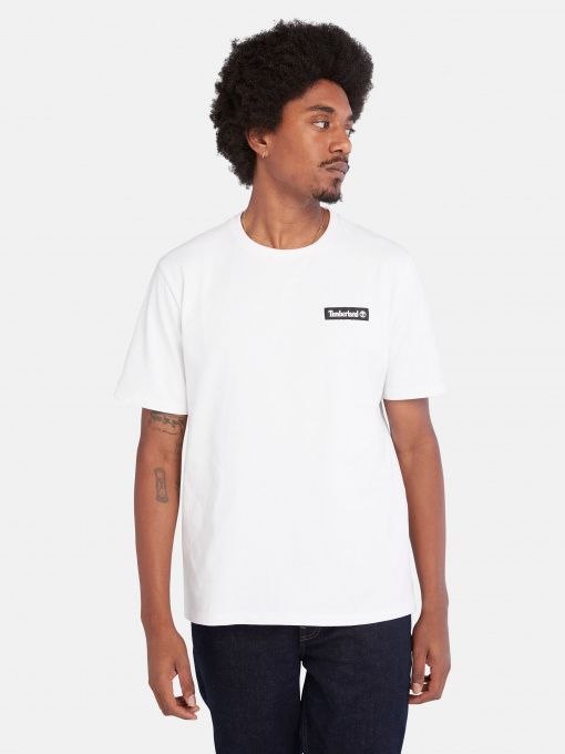 Футболка Timberland SS Heavy Weight Woven Badge модель TB0A6EQF100 Фото