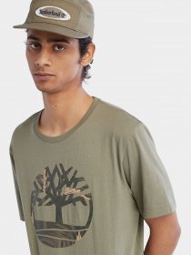 Футболка Timberland Tree Logo Camo модель TB0A68VH590 Фото