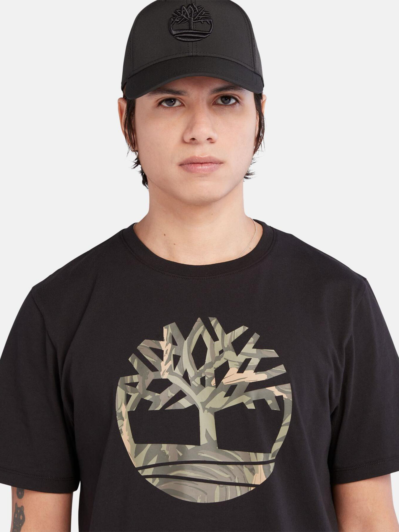 Футболка Timberland Tree Logo Camo модель TB0A68VH001 Фото