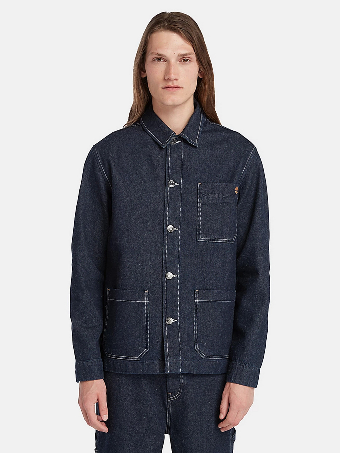 Джинсовая куртка Timberland Kempshire Chore модель TB0A6FZSH87 Джинсовая куртка Timberland Kempshire Chore модель TB0A6FZSH87 Фото