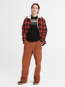 Демисезонная куртка Timberland Buffalo Plaid High Pile Fleece-lined модель TB0A6FWNDW8 Фото