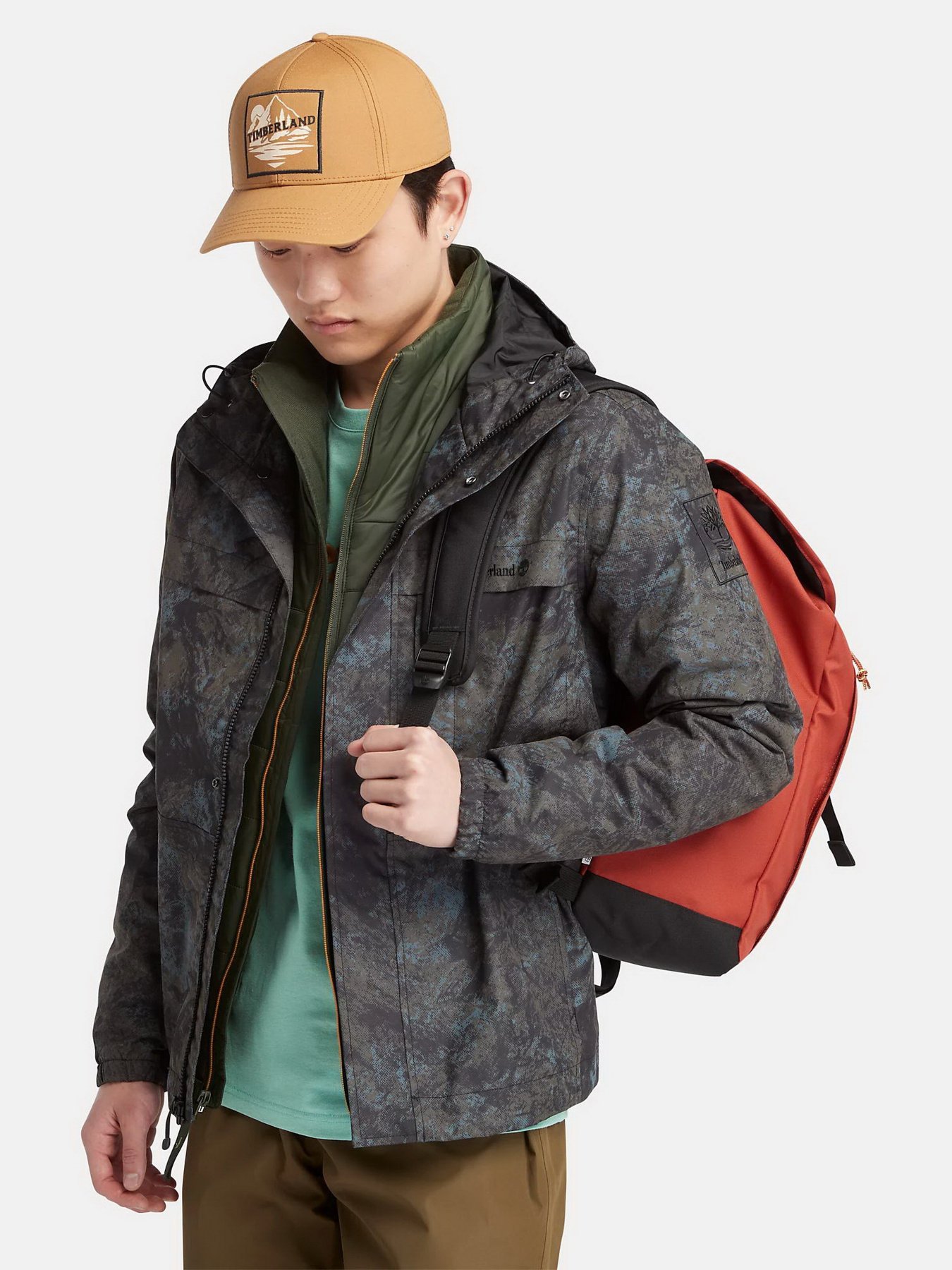 Демісезонна куртка Timberland Not So Camo Benton Water Resistant модель TB0A6KKSDX0 Фото