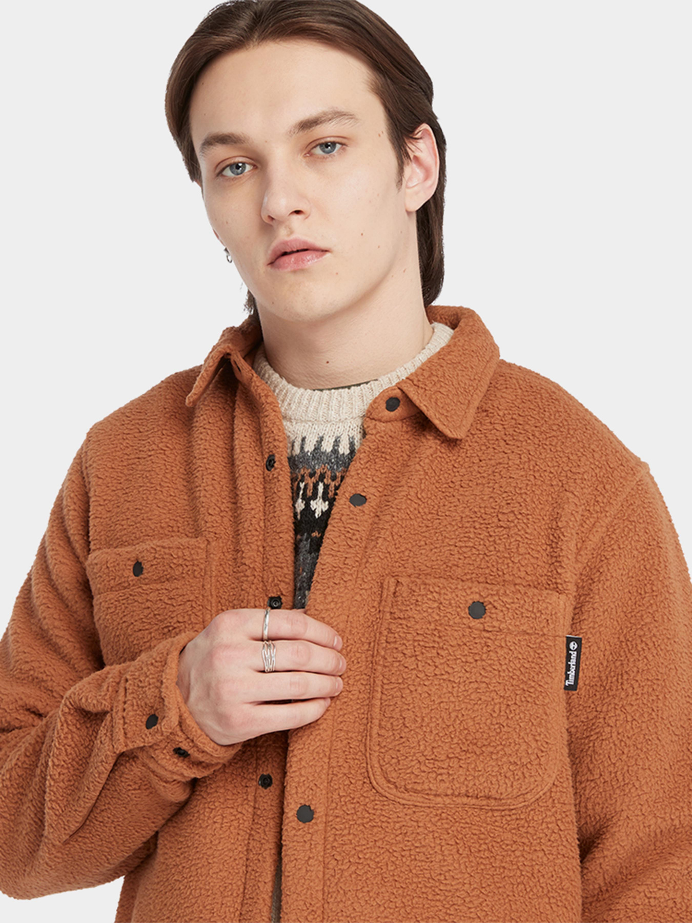 Сорочка повсякденна Timberland Utility High-Pile Fleece модель TB0A5VHHK43 Сорочка повсякденна Timberland Utility High-Pile Fleece модель TB0A5VHHK43 Фото