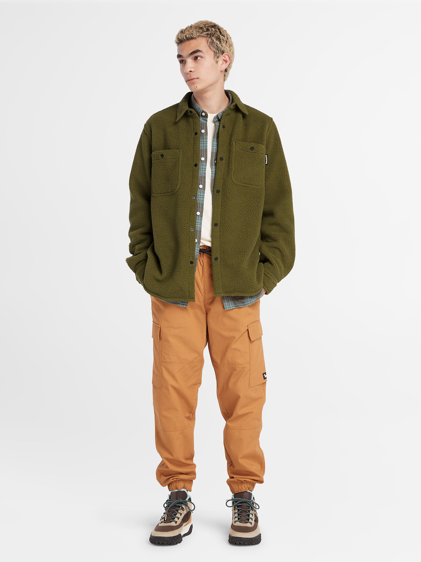 Куртка-рубашка Timberland Utility High-Pile Fleece модель TB0A5VHH302 Фото