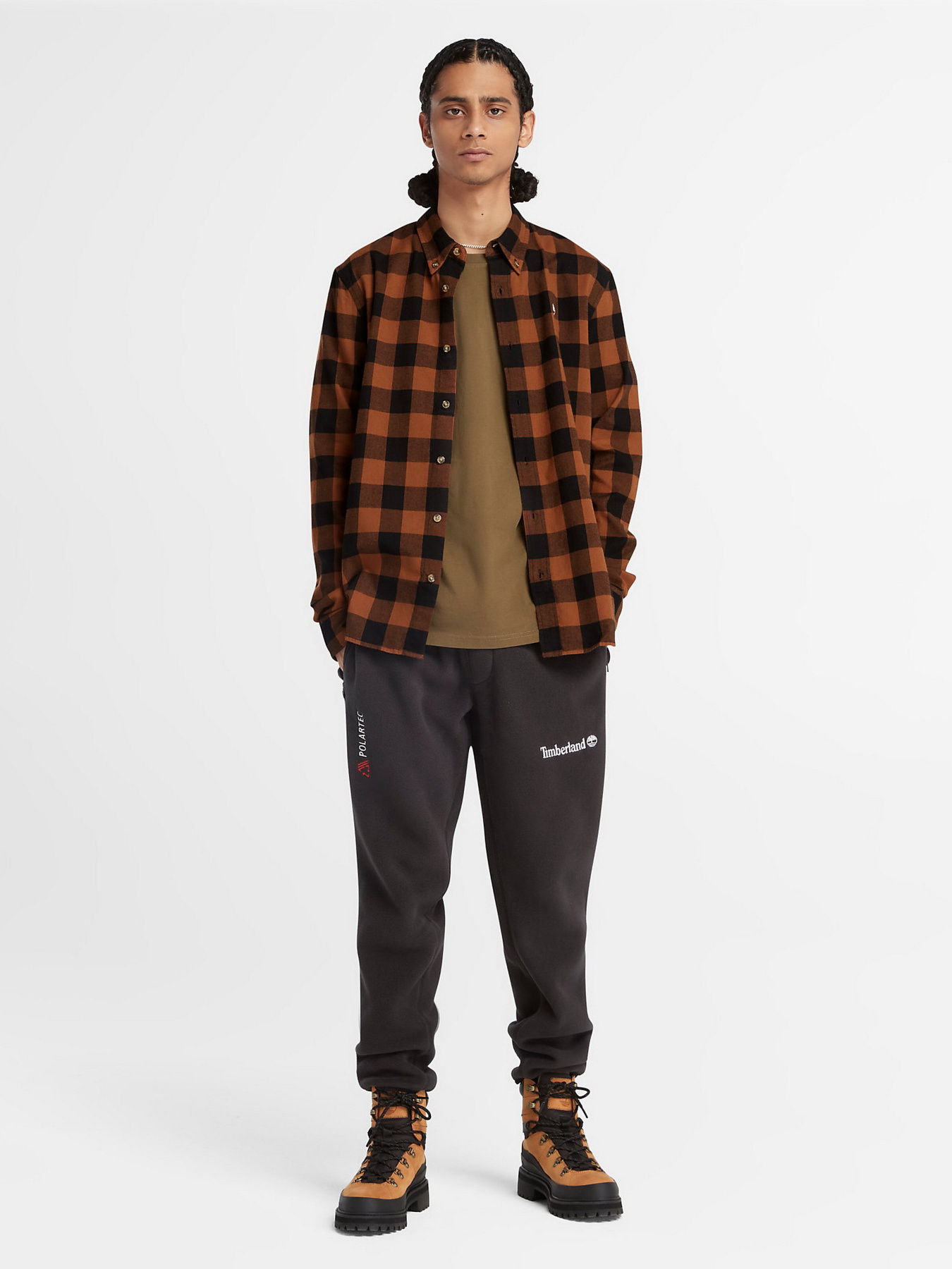 Сорочка Timberland Mascoma River Long-Sleeve Check модель TB0A2D7EDX1 Фото