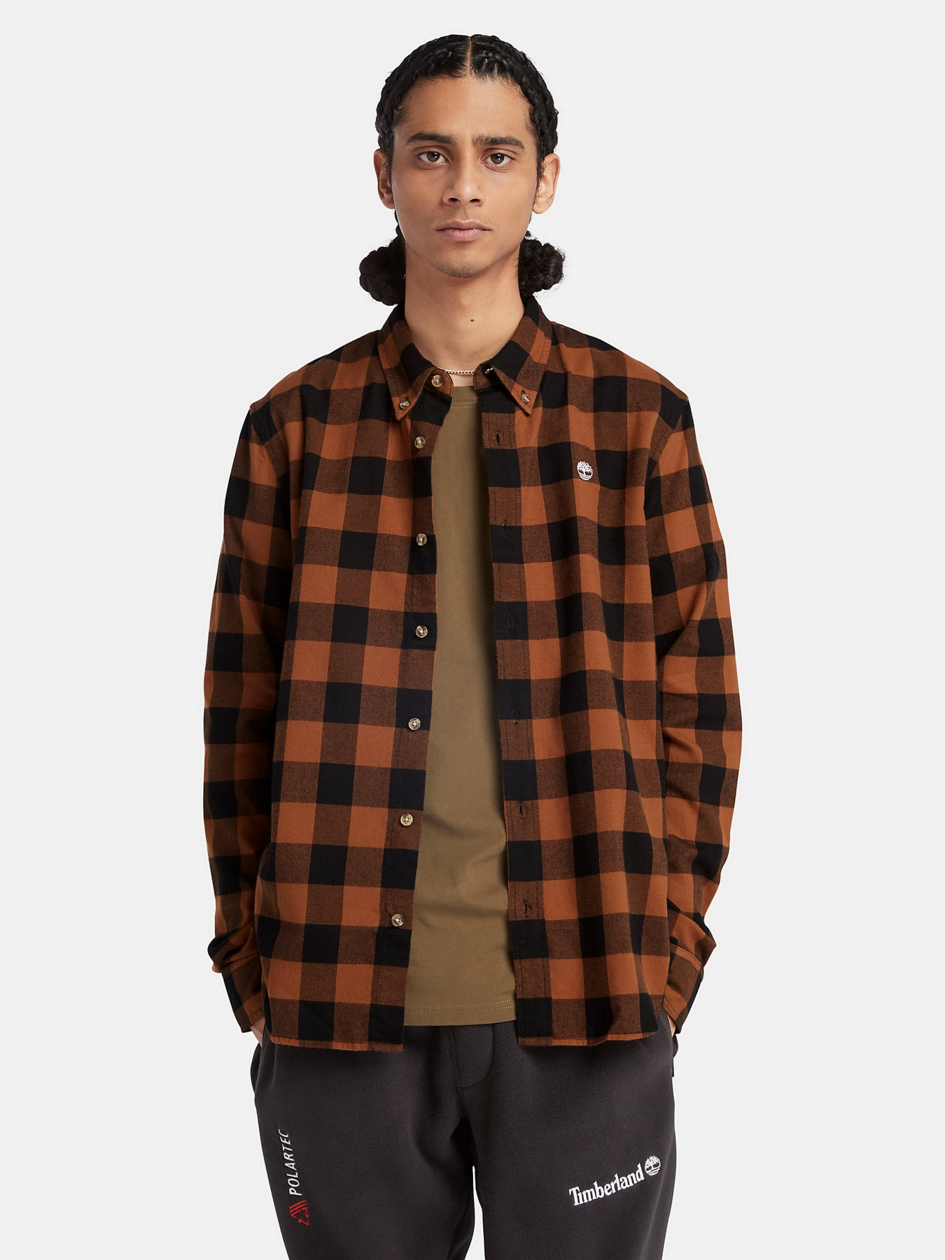 Сорочка Timberland Mascoma River Long-Sleeve Check модель TB0A2D7EDX1 Фото