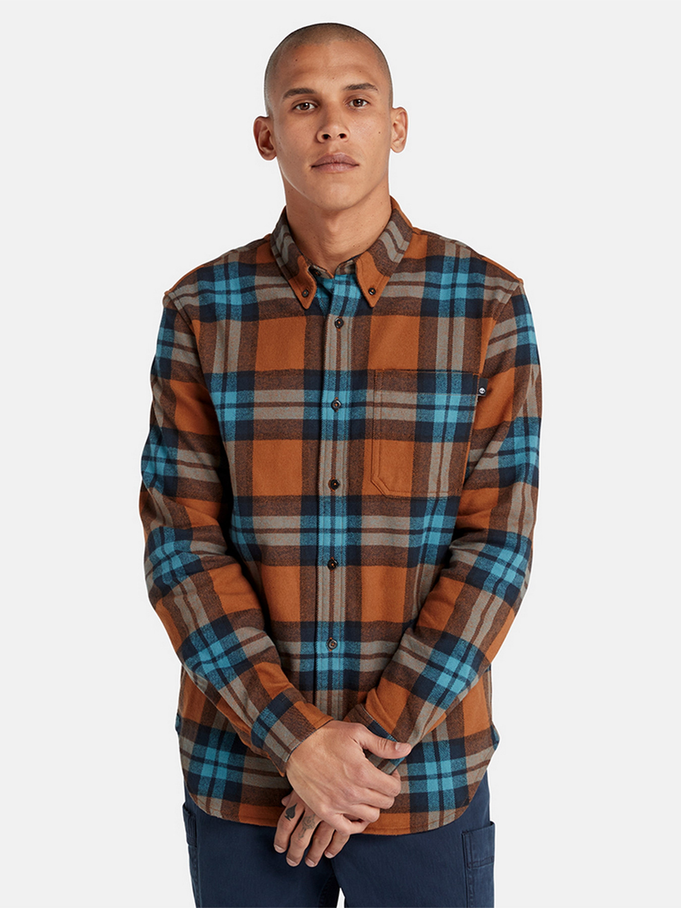 Сорочка повсякденна Timberland Heavy Flannel Plaid модель TB0A6GKHDX1 Сорочка повсякденна Timberland Heavy Flannel Plaid модель TB0A6GKHDX1 Фото