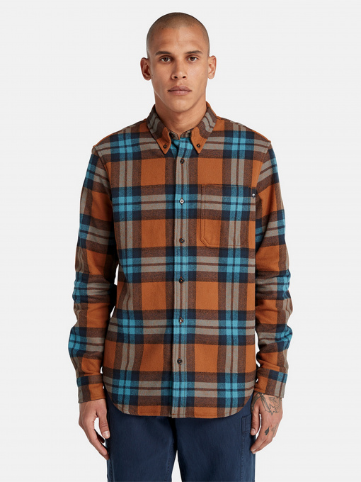 Рубашка повседневная Timberland Heavy Flannel Plaid модель TB0A6GKHDX1 Фото