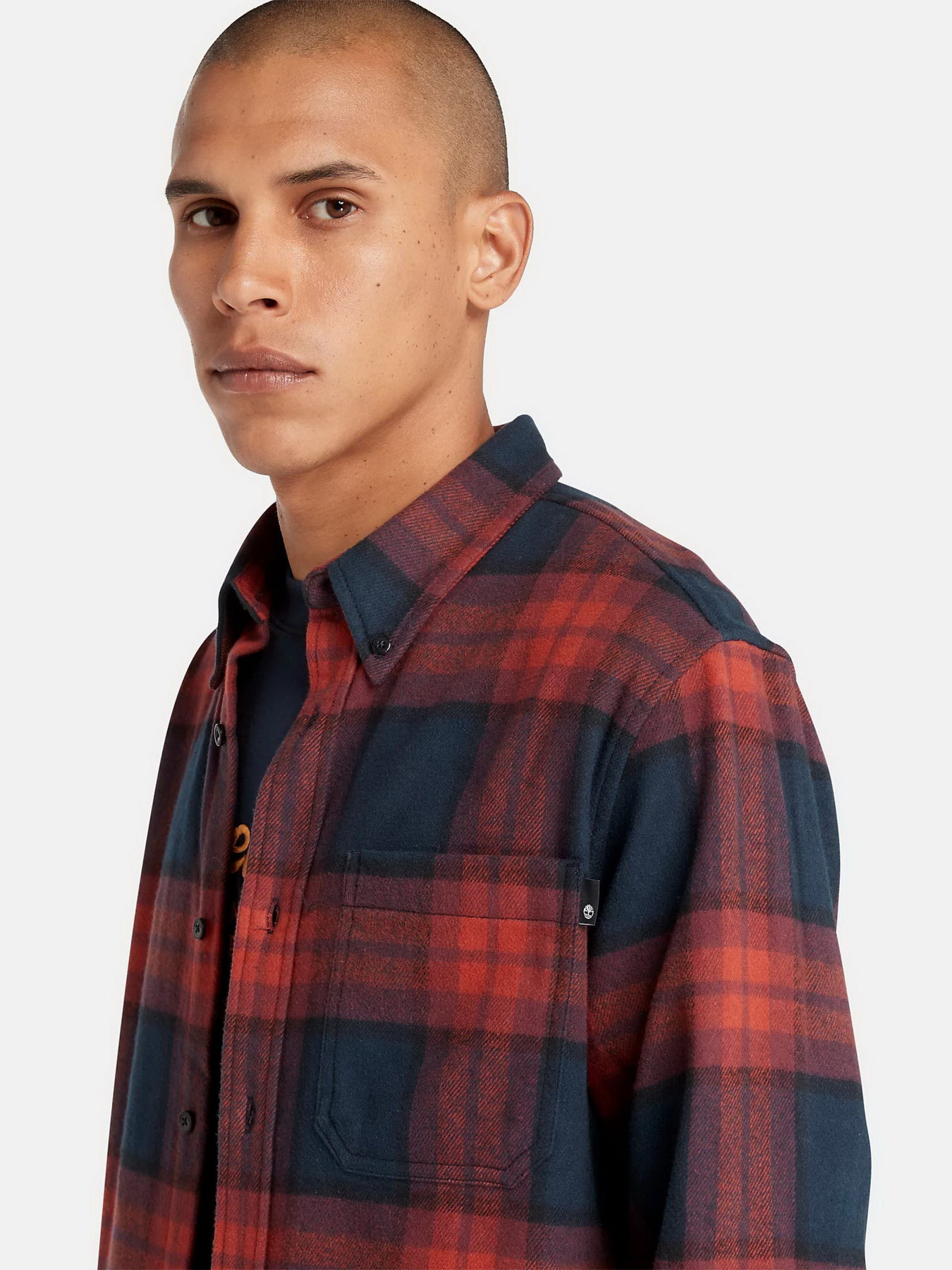 Сорочка Timberland Heavy Flannel Plaid модель TB0A6GKHB68 Фото