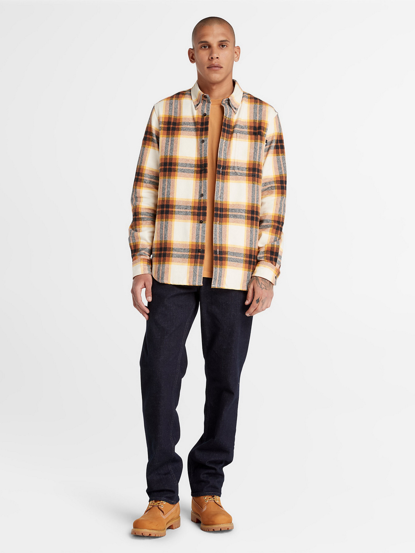Рубашка Timberland Heavy Flannel Plaid модель TB0A6GKHV09 Фото