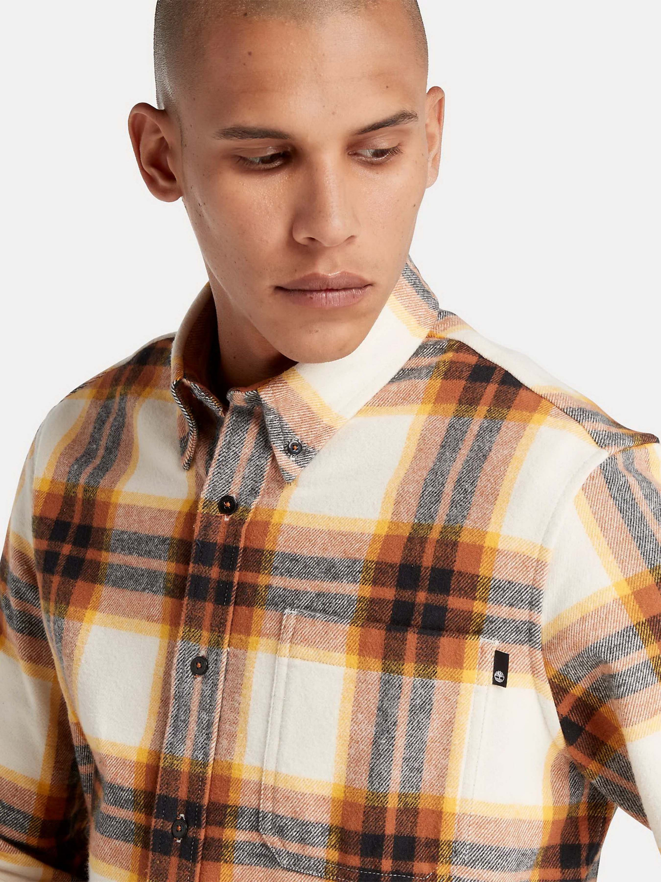 Сорочка повсякденна Timberland Heavy Flannel Plaid модель TB0A6GKHV09 Фото