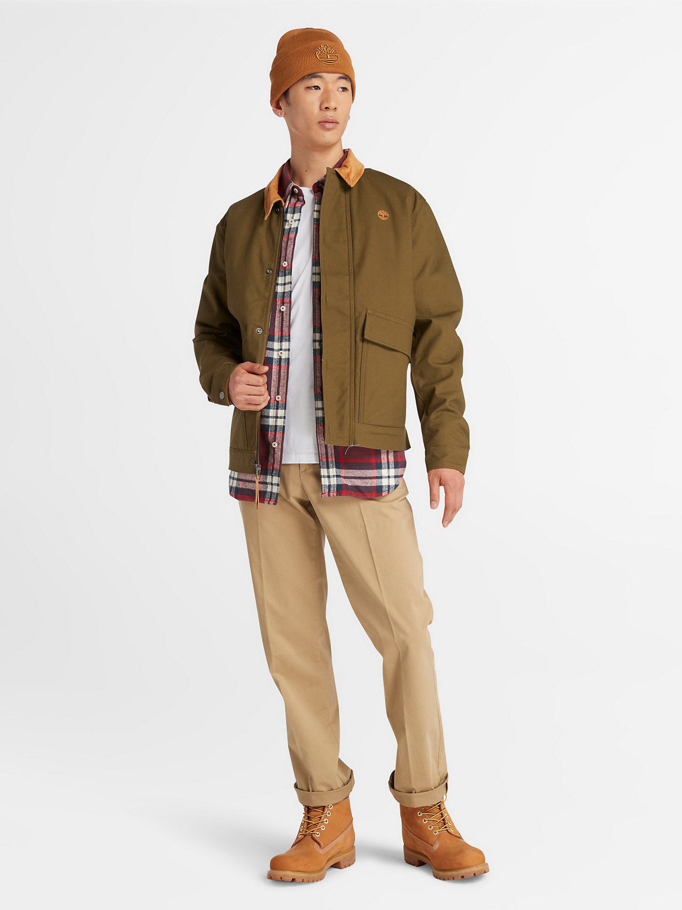 Сорочка повсякденна Timberland Heavy Flannel Plaid модель TB0A6GKHJ60 Фото