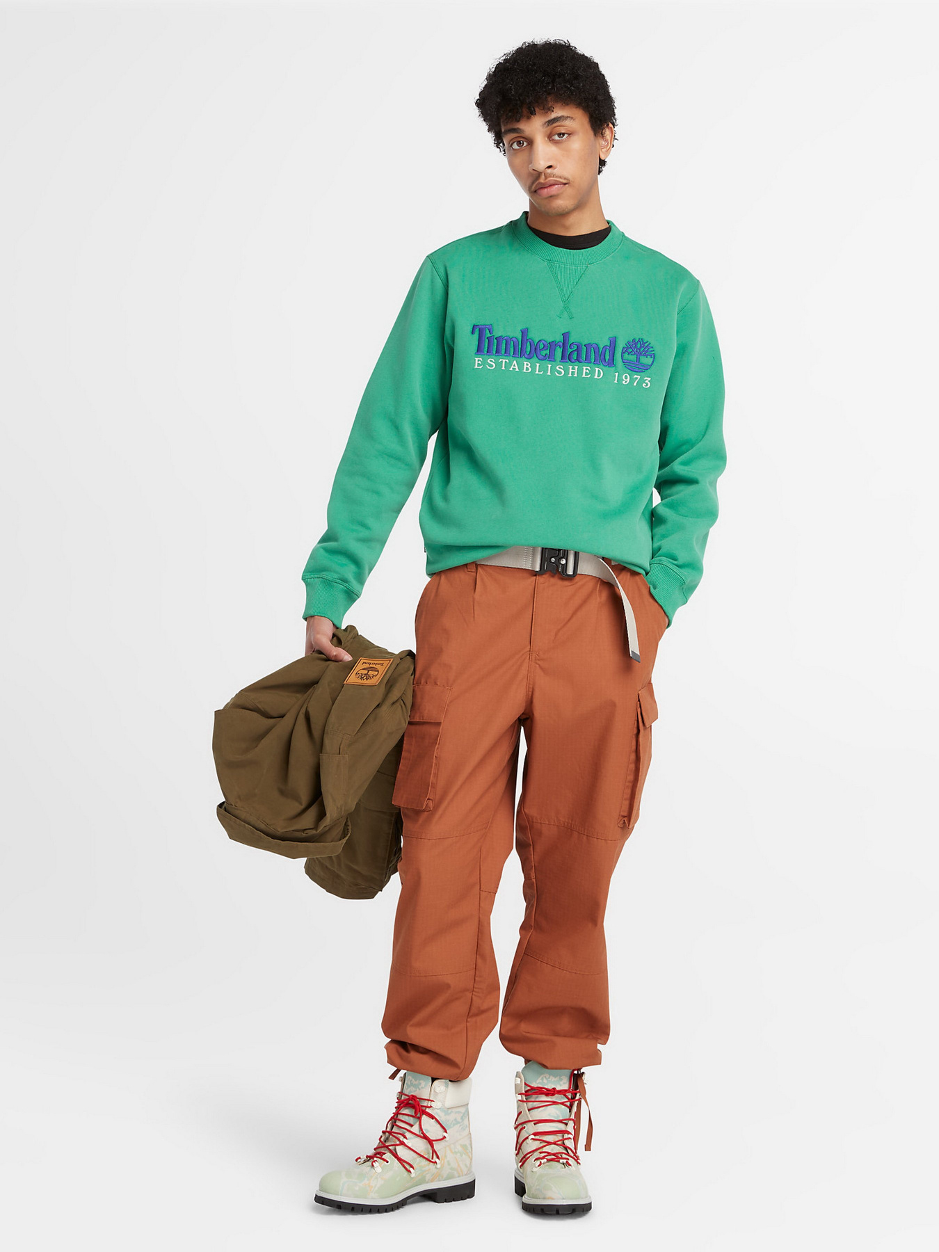 Свитшот Timberland Est. 1973 Logo Crew модель TB0A65DDED3 Свитшот Timberland Est. 1973 Logo Crew модель TB0A65DDED3 Фото